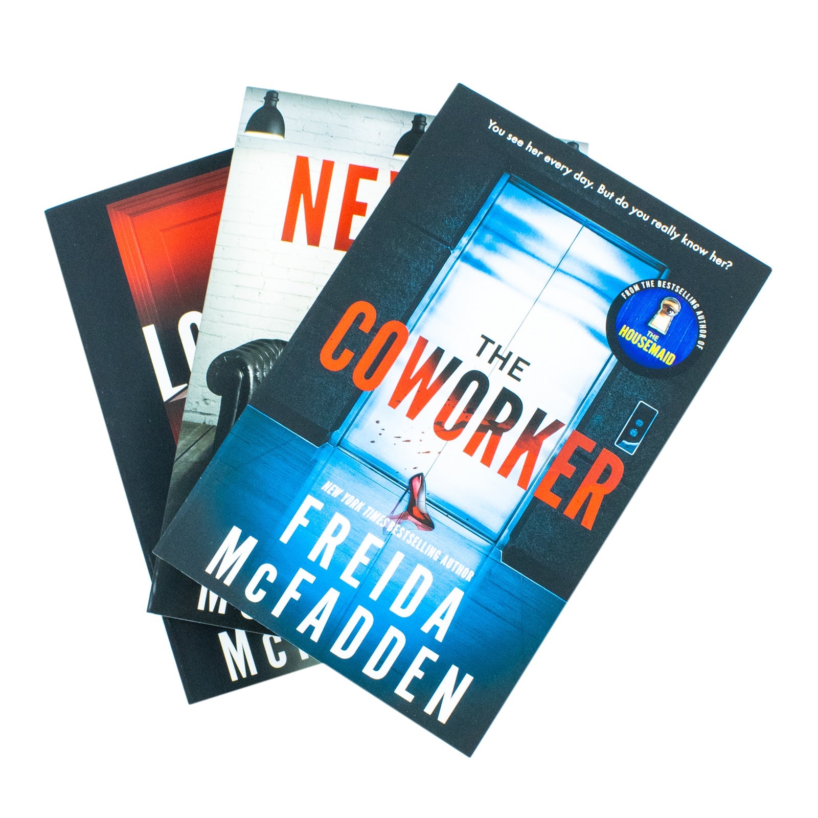 Freida McFadden Collection 3 Books Set (Never Lie, The Locked Door and The Coworker)