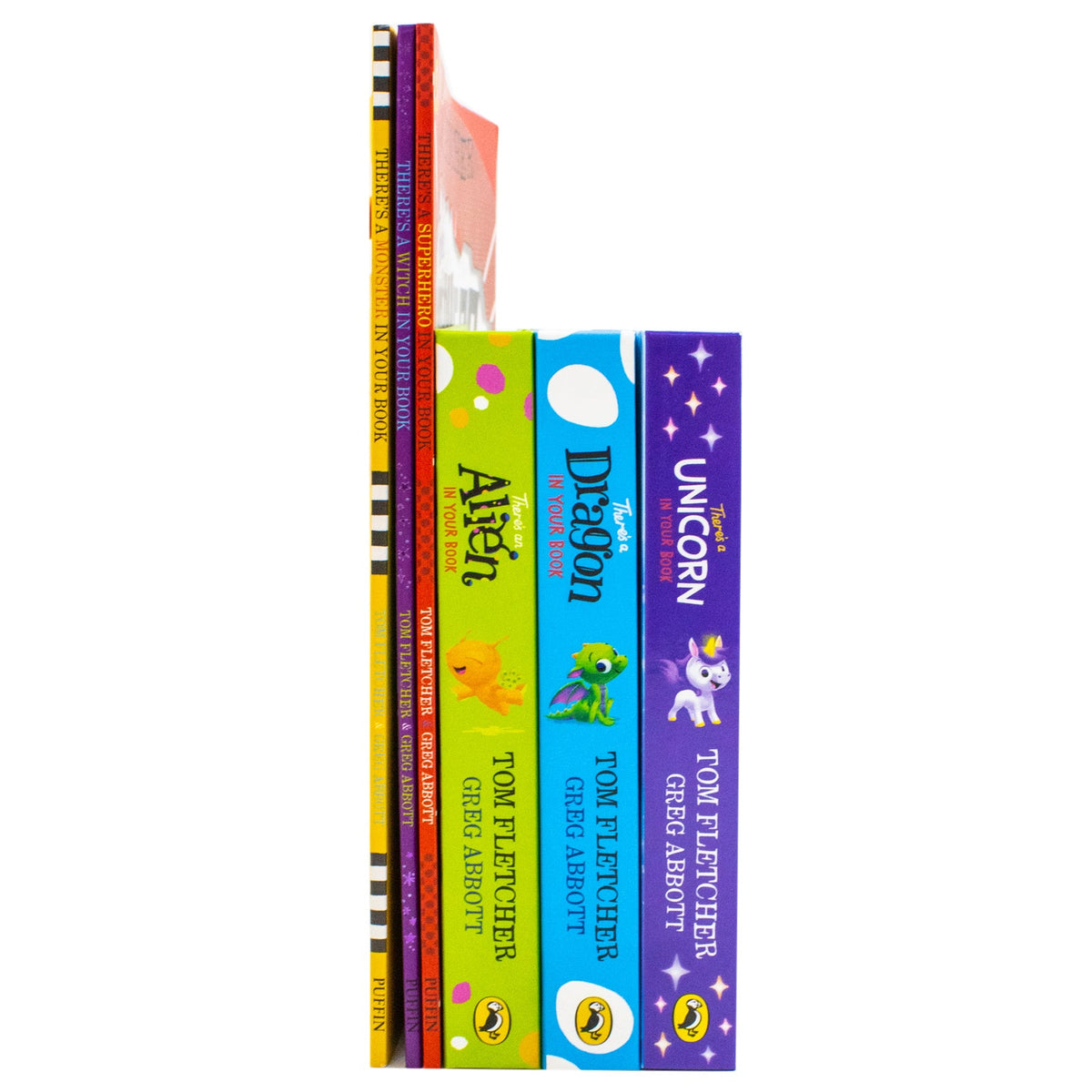 Tom Fletcher Who's In Your Book Series 6 Books Collection Set (There's a Unicorn in Your Book, There's a Dragon, There's an Alien, There's a Witch, There's a Superhero and There's a Monster)