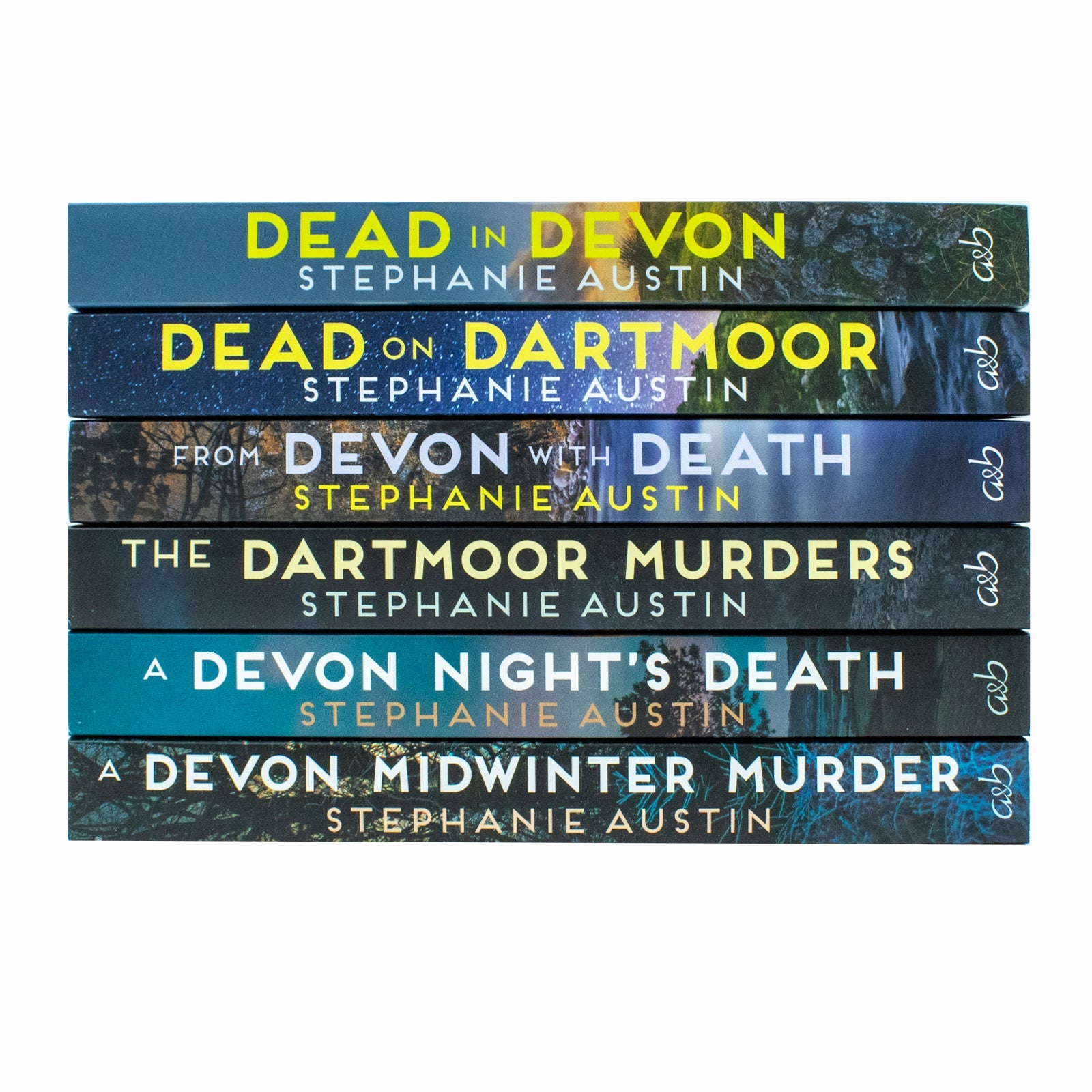 Stephanie Austin Devon Mysteries 6-Book Collection Set | Crime, Thriller, Murder & Suspense Fiction – Sleuth Investigations in Dartmoor & Beyond