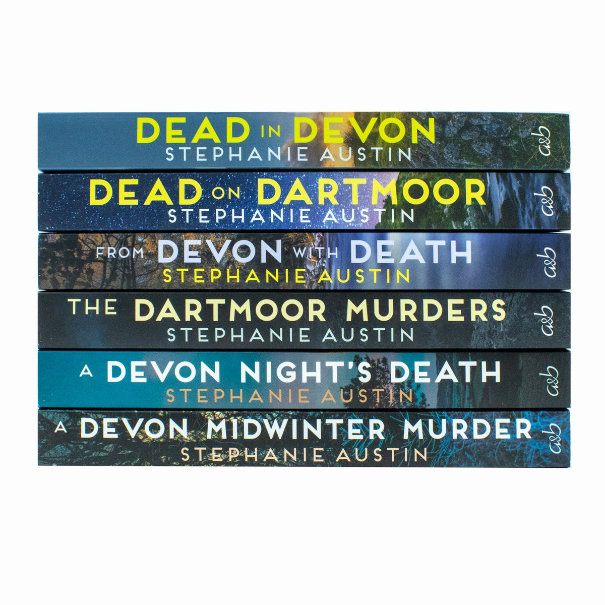 Stephanie Austin Devon Mysteries 6-Book Collection Set | Crime, Thriller, Murder & Suspense Fiction – Sleuth Investigations in Dartmoor & Beyond