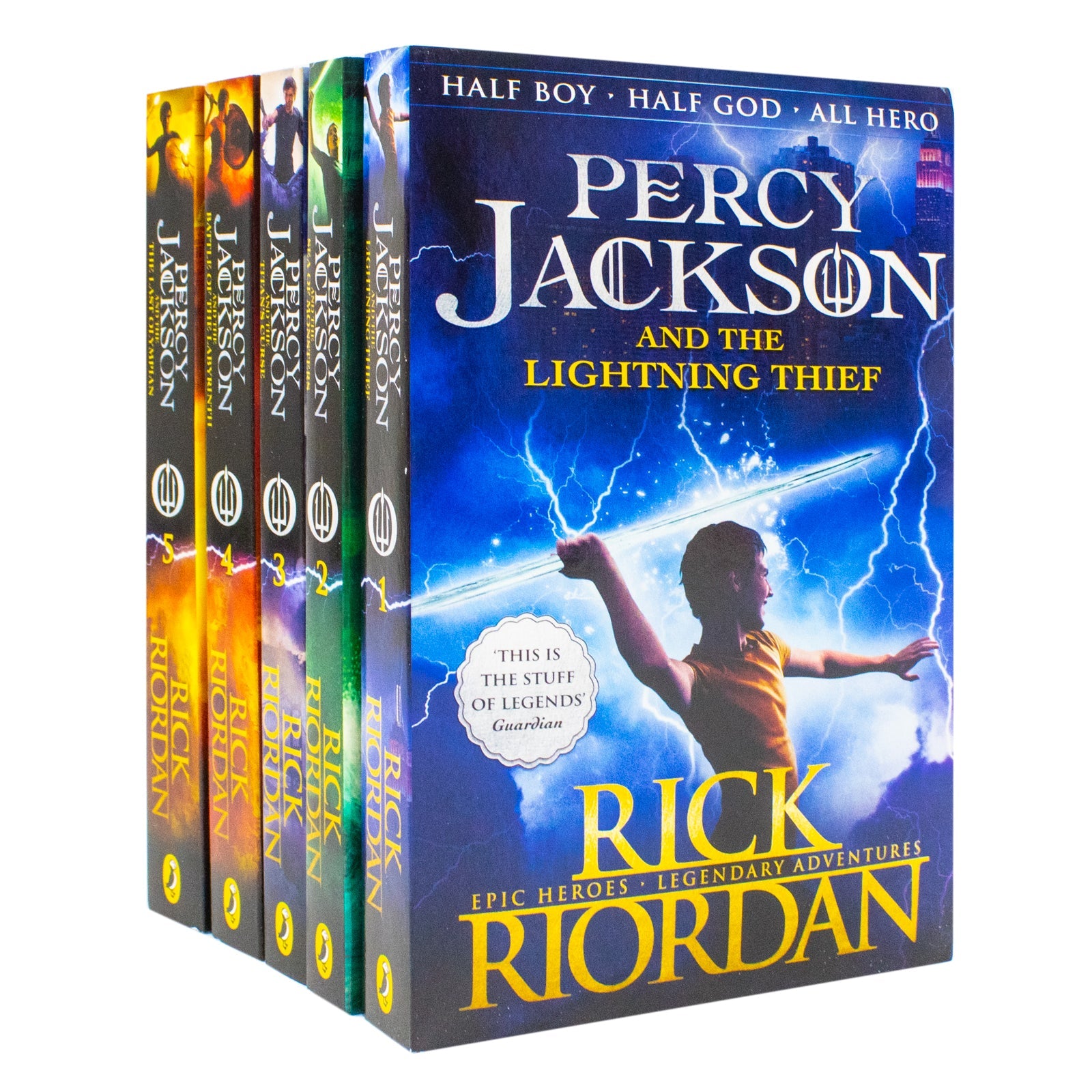 Percy Jackson & the Olympians 5 Children Book Collection Set Series Box Set