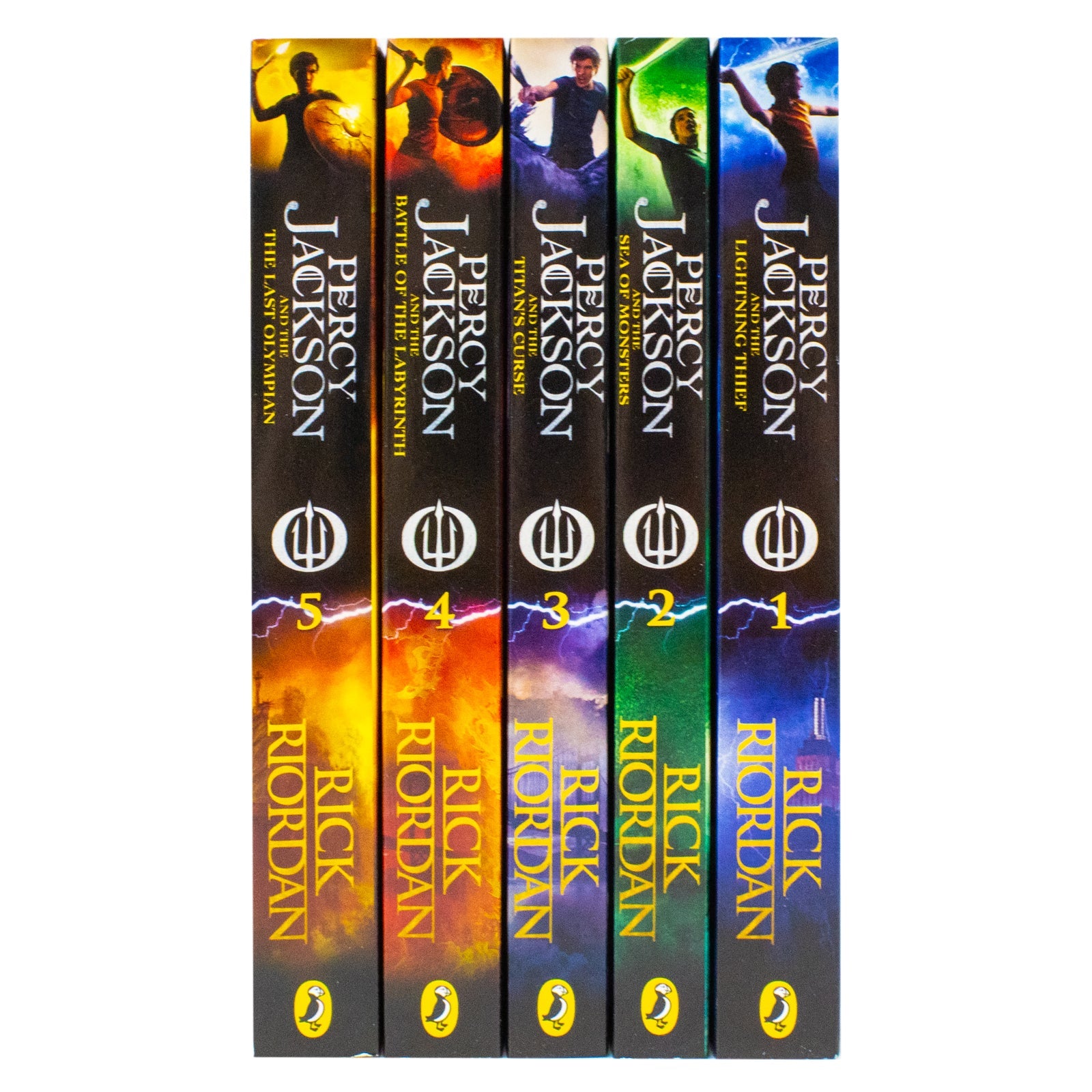 Percy Jackson & the Olympians 5 Children Book Collection Set Series Box Set