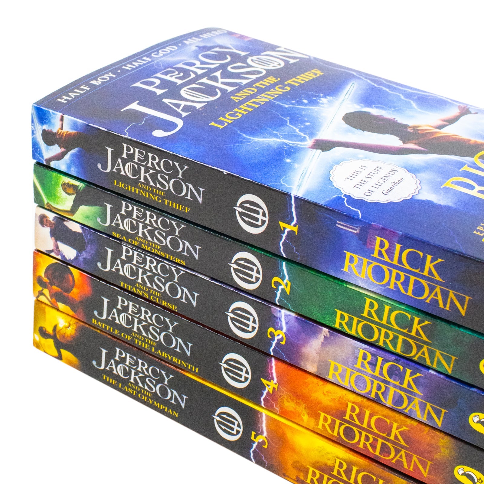 Percy Jackson & the Olympians 5 Children Book Collection Set Series Box Set