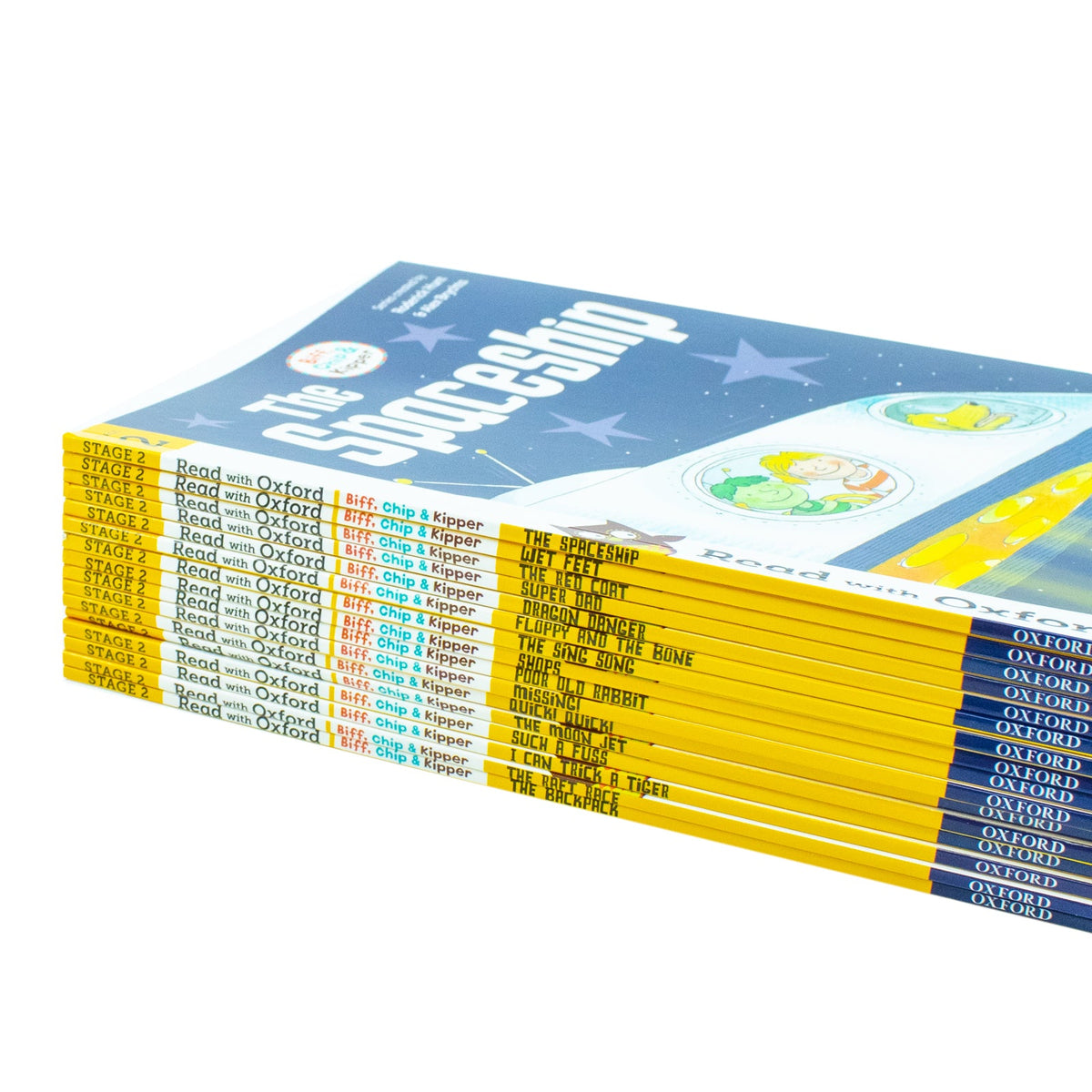 Biff, Chip and Kipper Stage 2 Read with Oxford – 16-Book Collection Set | Early Readers, Literacy, Fun Learning & Educational Kids' Storybooks