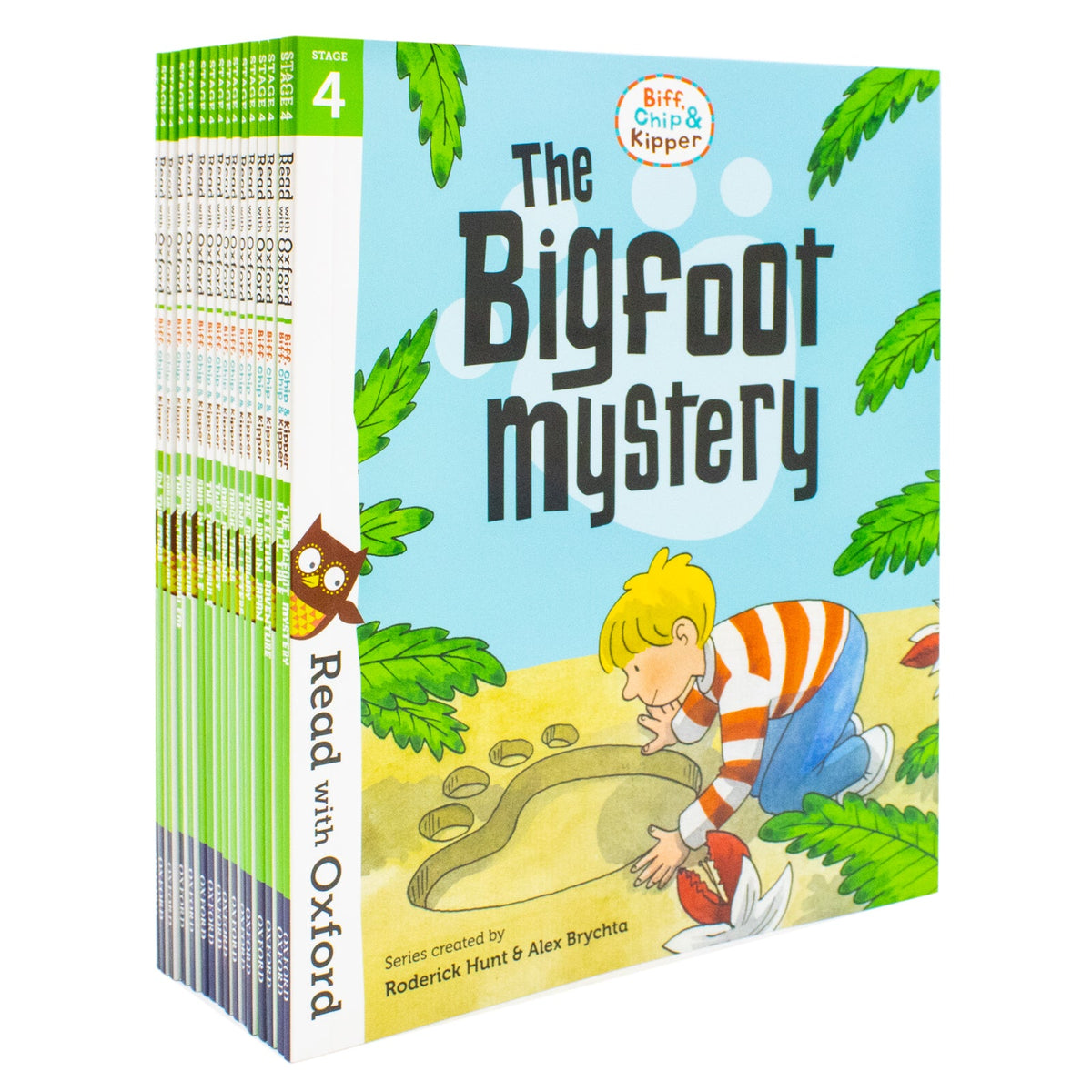 Biff, Chip and Kipper Stage 4 Read with Oxford 5+: 16 Book Children’s Collection | Early Readers, Educational Kids Fiction, Literacy Set