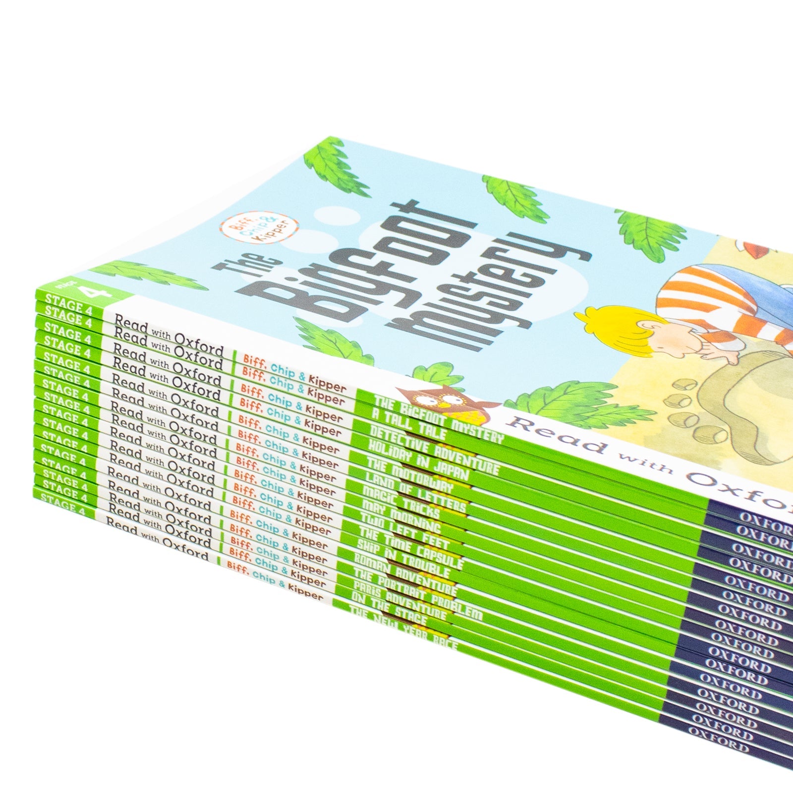 Biff, Chip and Kipper Stage 4 Read with Oxford 5+: 16 Book Children’s Collection | Early Readers, Educational Kids Fiction, Literacy Set