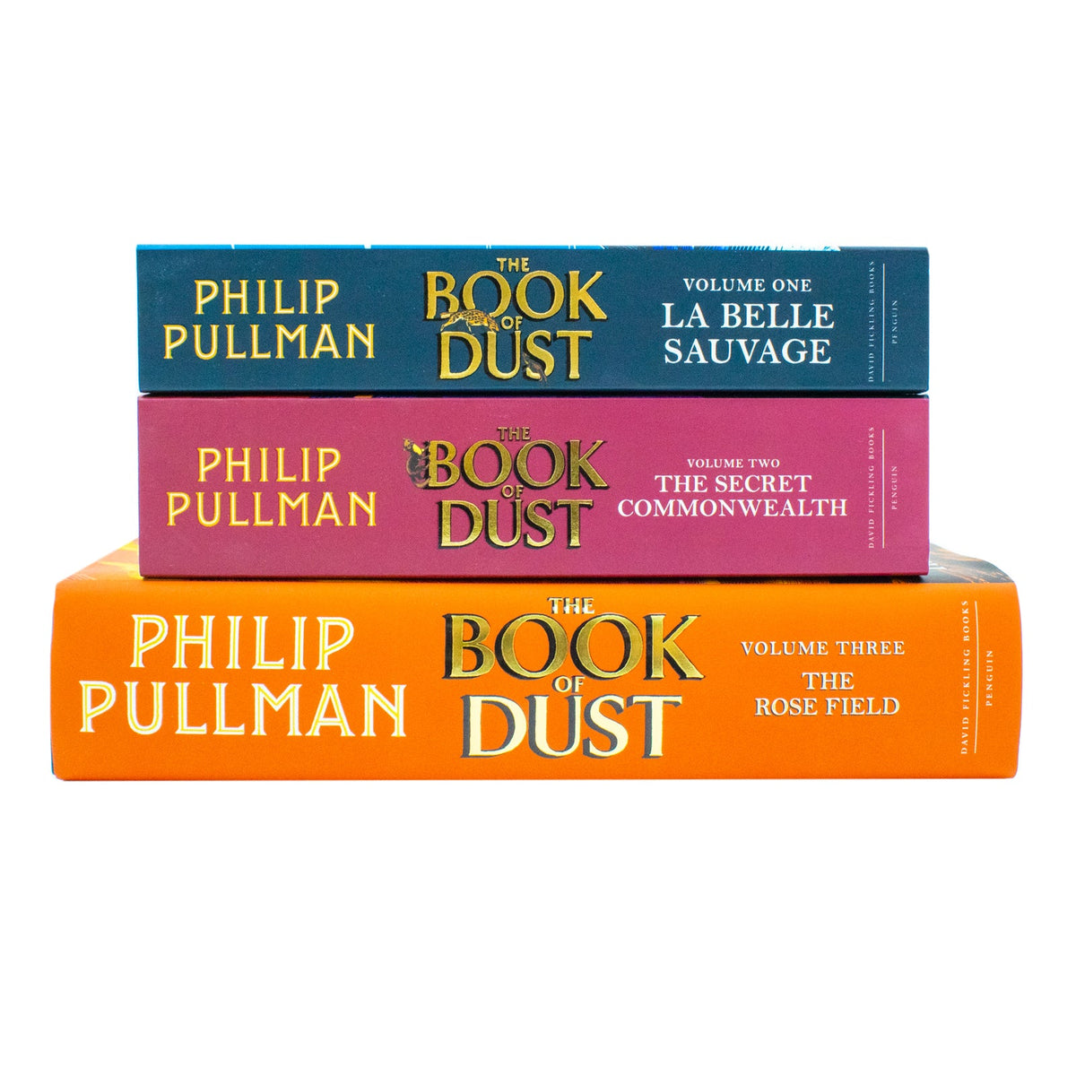 The Book of Dust (Vol 1-3) (His Dark Materials) by Philip Pullman Illustrated 3 Books Collection Set (The Rose Field [Hardback], La Belle Sauvage and The Secret Commonwealth)