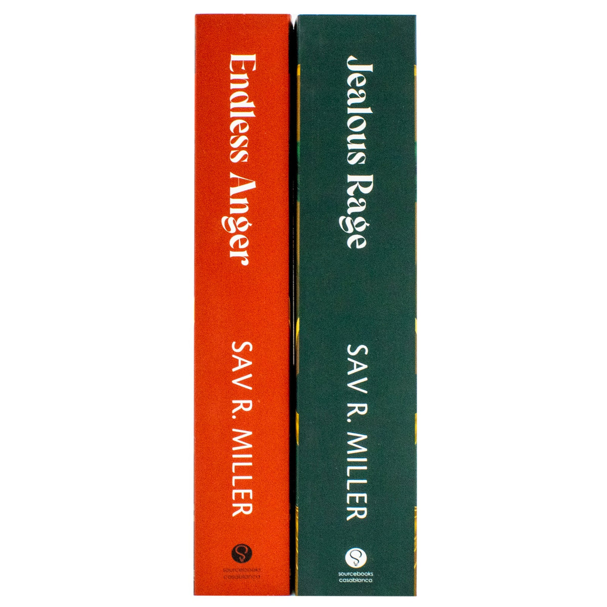 Monsters Within Series by Sav R. Miller 2 Books Sprayed Edges Collection Set (Endless Anger and Jealous Rage)