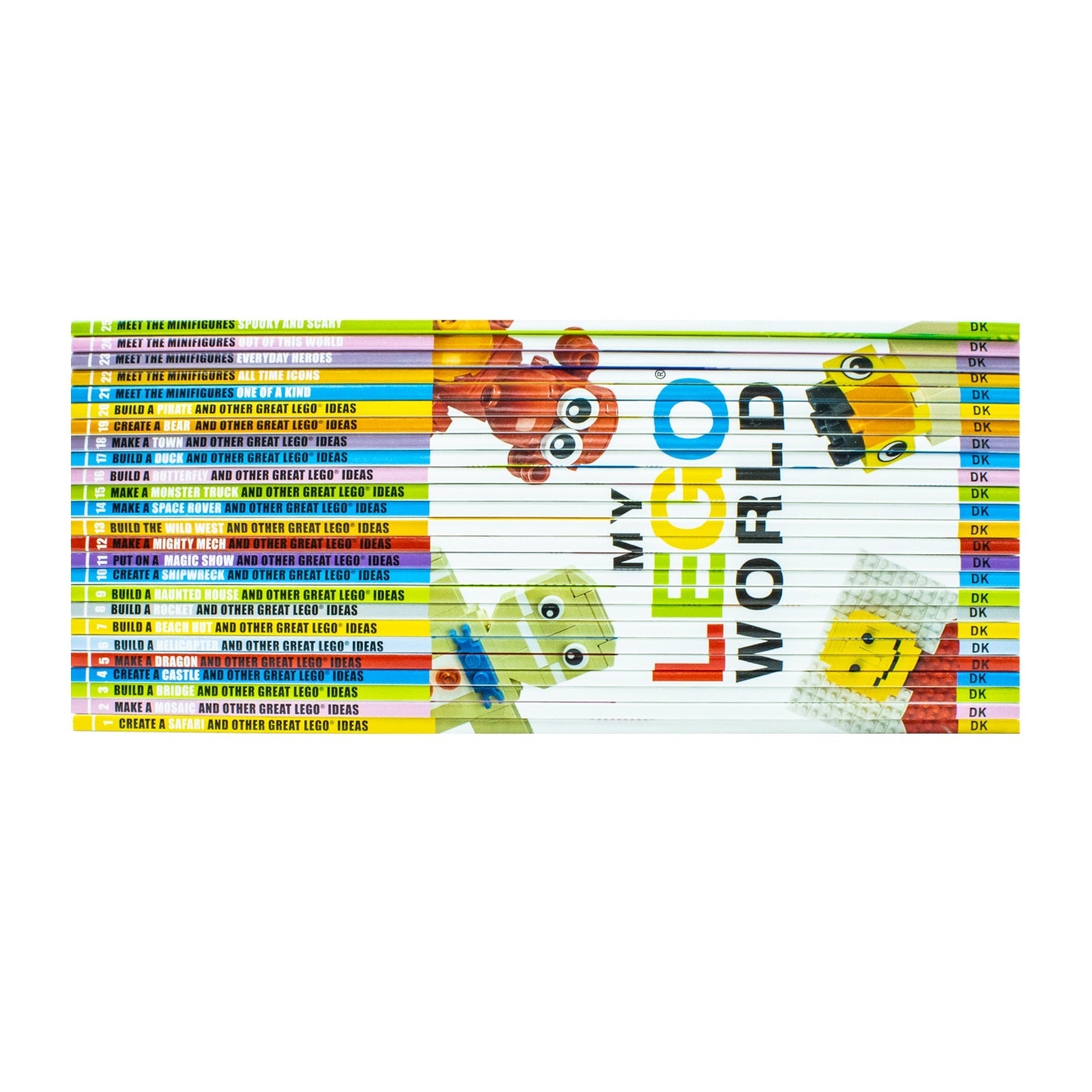My LEGO World 25 Books Collection Box Set With More Than 1000 Build & Play Ideas
