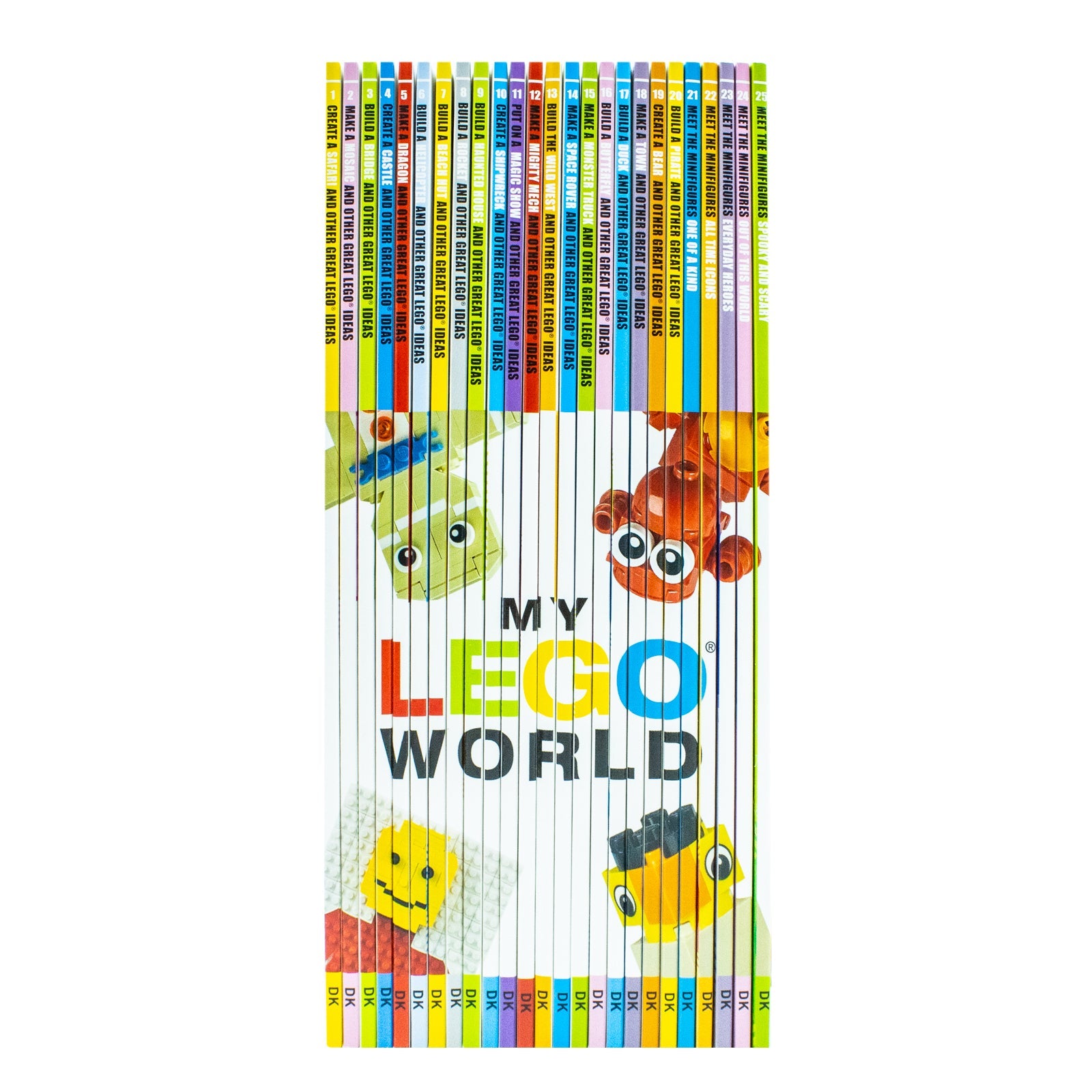 My LEGO World 25 Books Collection Box Set With More Than 1000 Build & Play Ideas