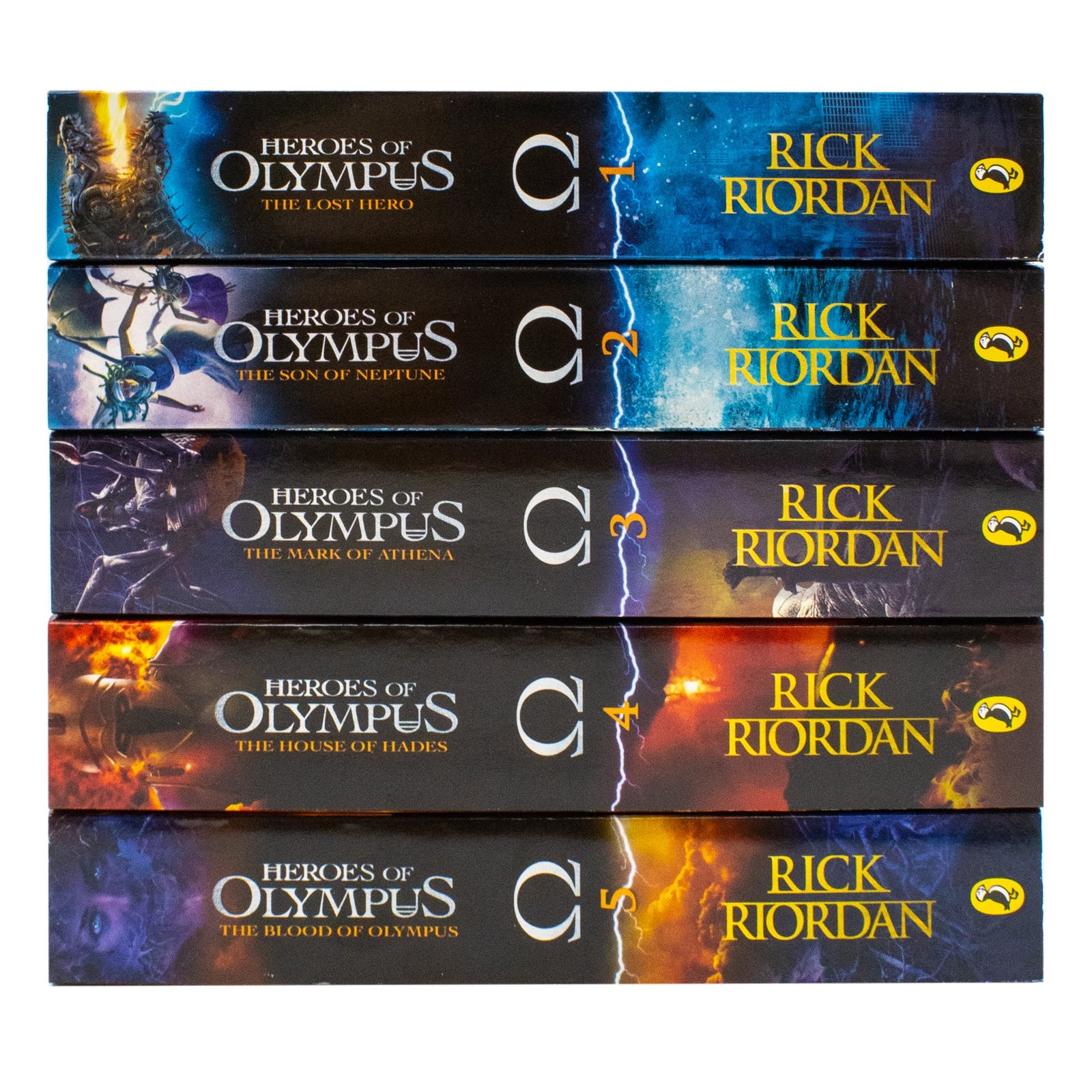 The Heroes of Olympus Complete 5-Book Collection by Rick Riordan |Epic Fantasy Adventure Series with Mythology,Quests & Heroes for Young Adult Readers