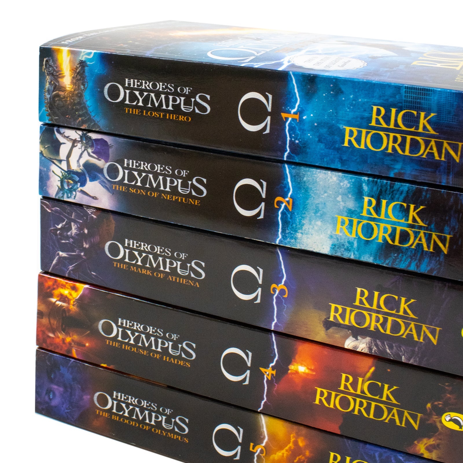 The Heroes of Olympus Complete 5-Book Collection by Rick Riordan |Epic Fantasy Adventure Series with Mythology,Quests & Heroes for Young Adult Readers