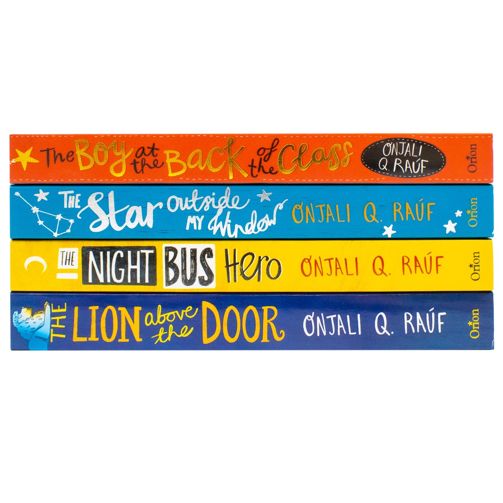 Onjali Rauf Collection 4 Books Set (The Boy At the Back of the Class, The Star Outside my Window, The Night Bus Hero & MORE)