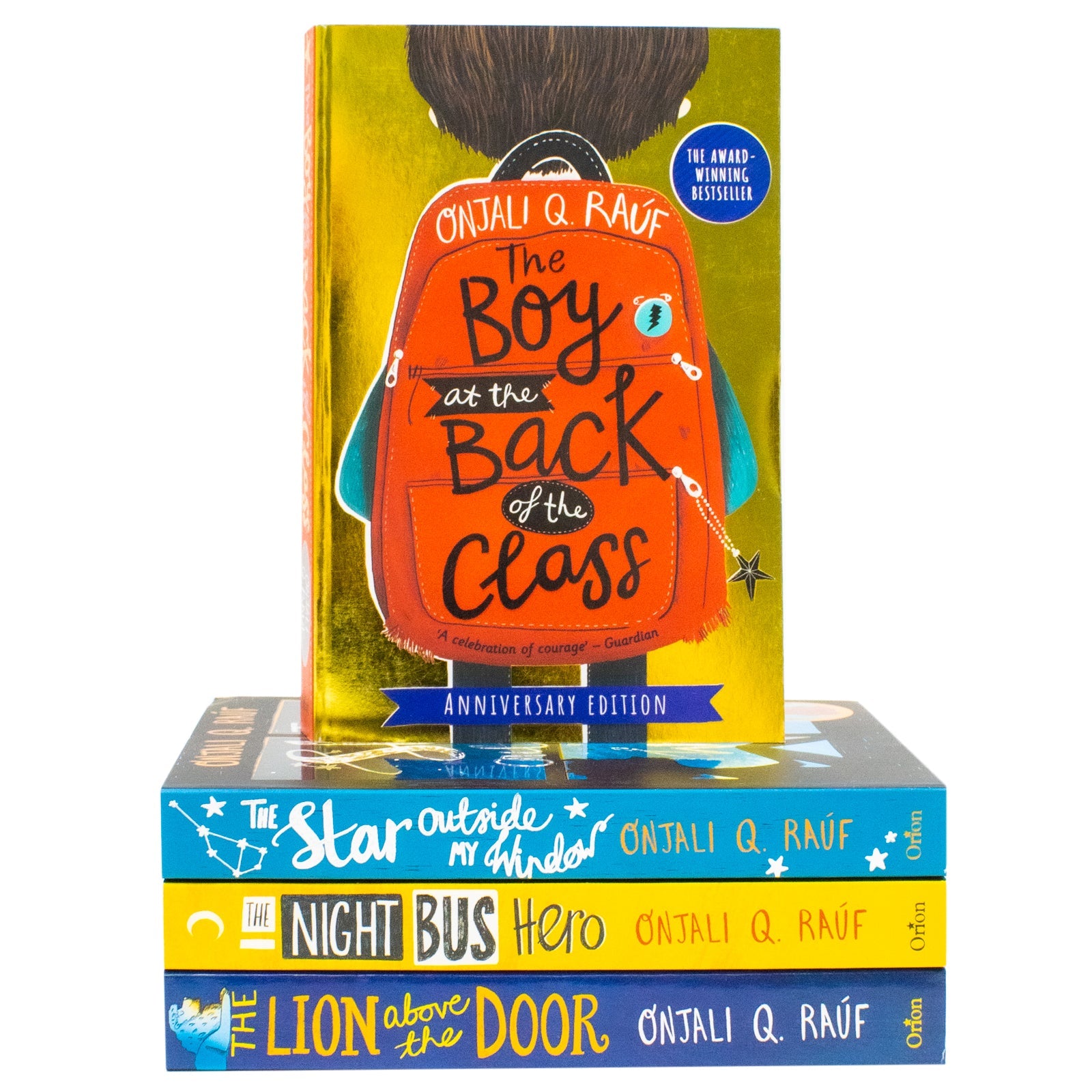 Onjali Rauf Collection 4 Books Set (The Boy At the Back of the Class, The Star Outside my Window, The Night Bus Hero & MORE)