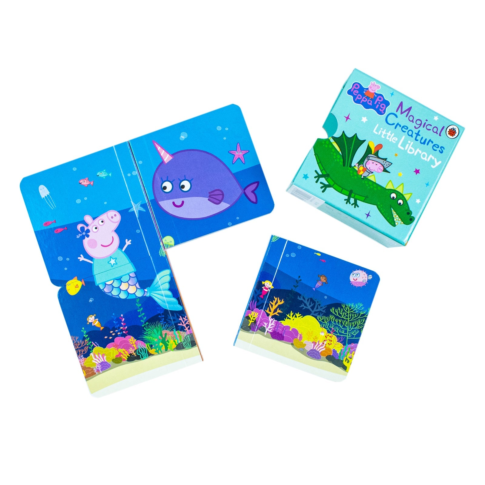 Peppa's Magical Creatures Little Library | 4-Book Set with Jigsaw Puzzle! – Fun & Colorful Peppa Pig Stories for Toddlers, Preschool & Family Reading