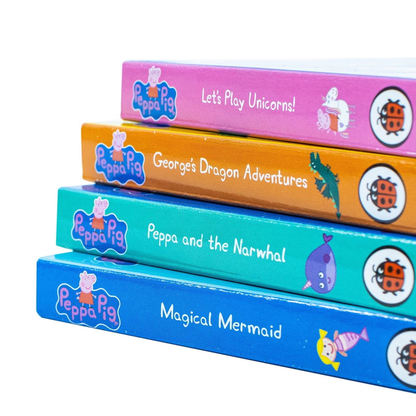 Peppa's Magical Creatures Little Library | 4-Book Set with Jigsaw Puzzle! – Fun & Colorful Peppa Pig Stories for Toddlers, Preschool & Family Reading