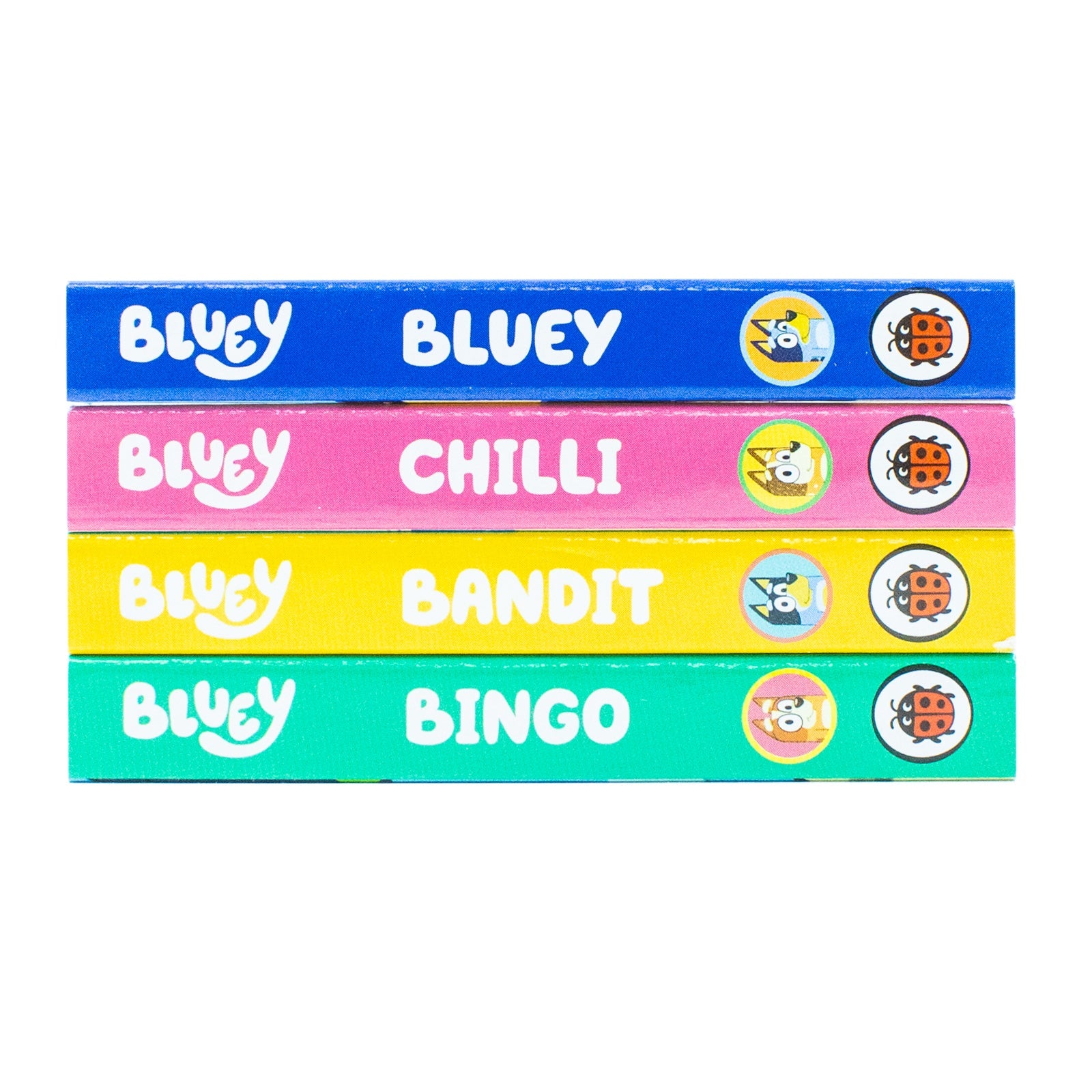 Bluey 4 Books ( Bingo, Bluey, Chilli & Bandit ) Collection Set