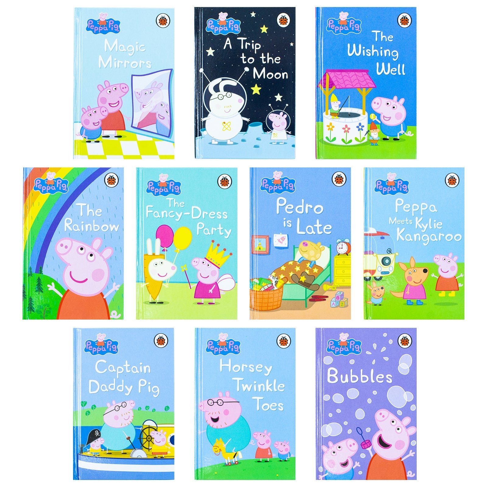 Peppa Pig Magical Box of Books – 10 Story Collection for Kids with Peppa's Adventures, Bedtime Stories, Family Fun, Friends, Laughter & Learning.