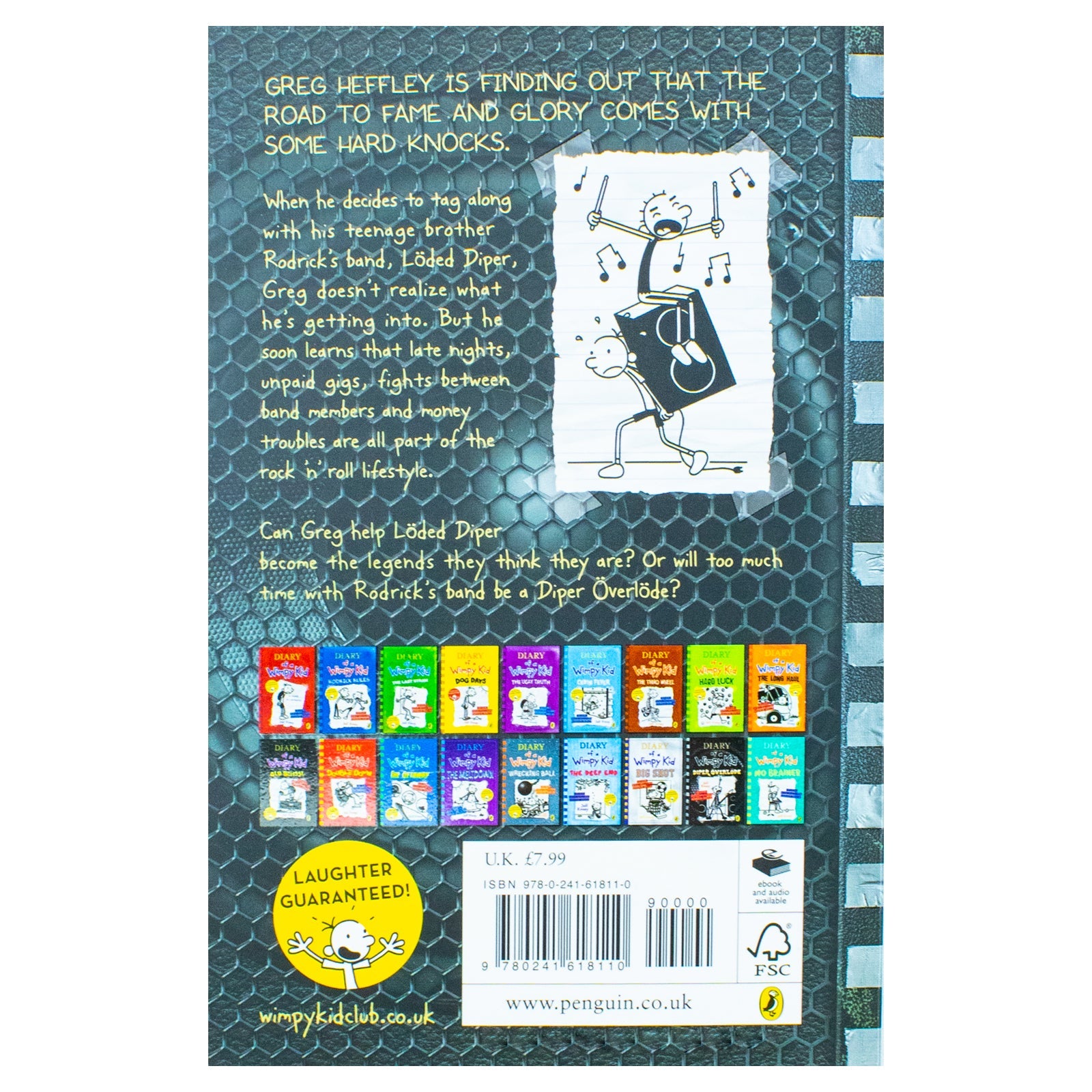 Diary of a Wimpy Kid Diper Overlode Book 17 by Jeff Kinney Funny Kids Chapter Book Series for Ages 8 to 12 Bestselling Illustrated Book