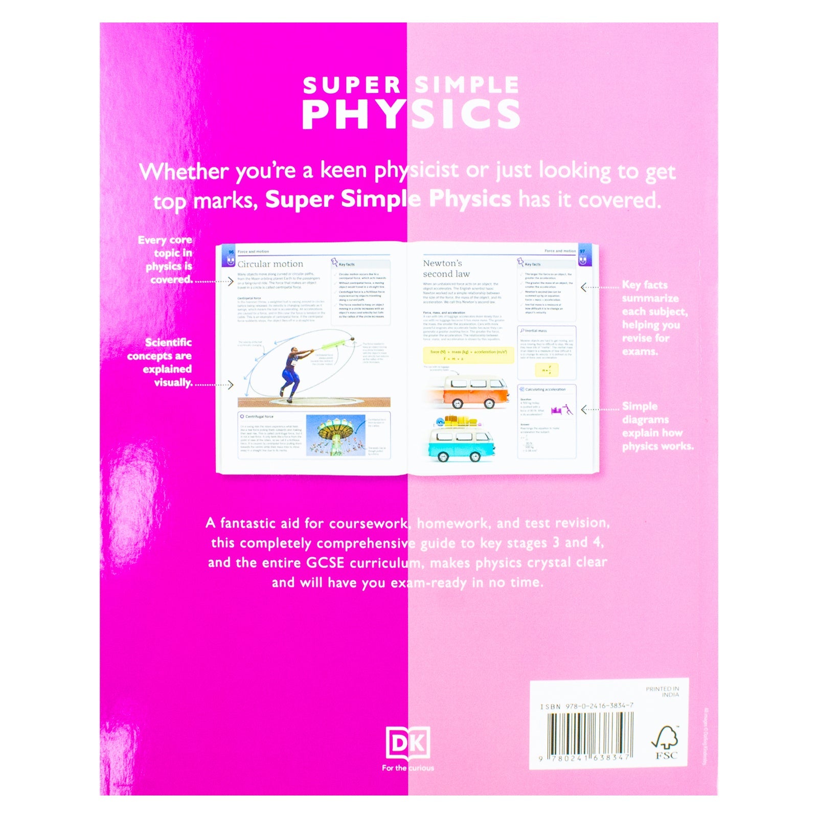 Super Simple, Physics, The Ultimate Bitesize Study Guide By DK- Paperback