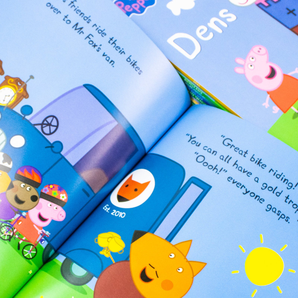 Peppa's Fun With Friends 10 Book Storybook Collection Set (Bicycle Race, Dens, Hide And Seek And More )