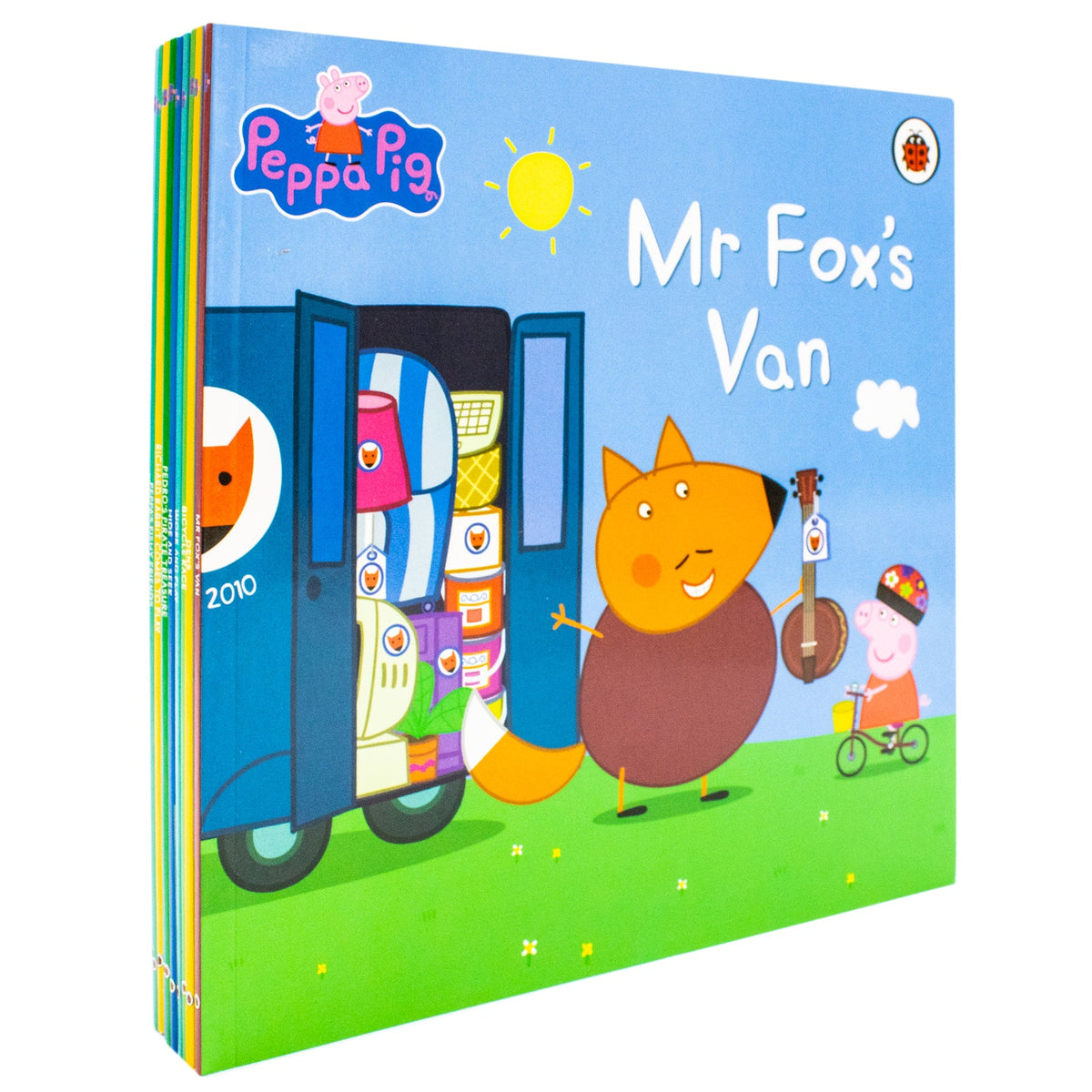 Peppa's Fun With Friends 10 Book Storybook Collection Set (Bicycle Race, Dens, Hide And Seek And More )