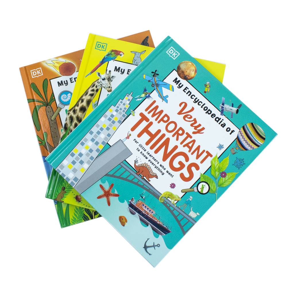 My Encyclopedia of Very Important Things, Animals & Dinosaurs – 3-Book Set | Fun & Educational Reference for Kids – Facts, Discovery & Learning