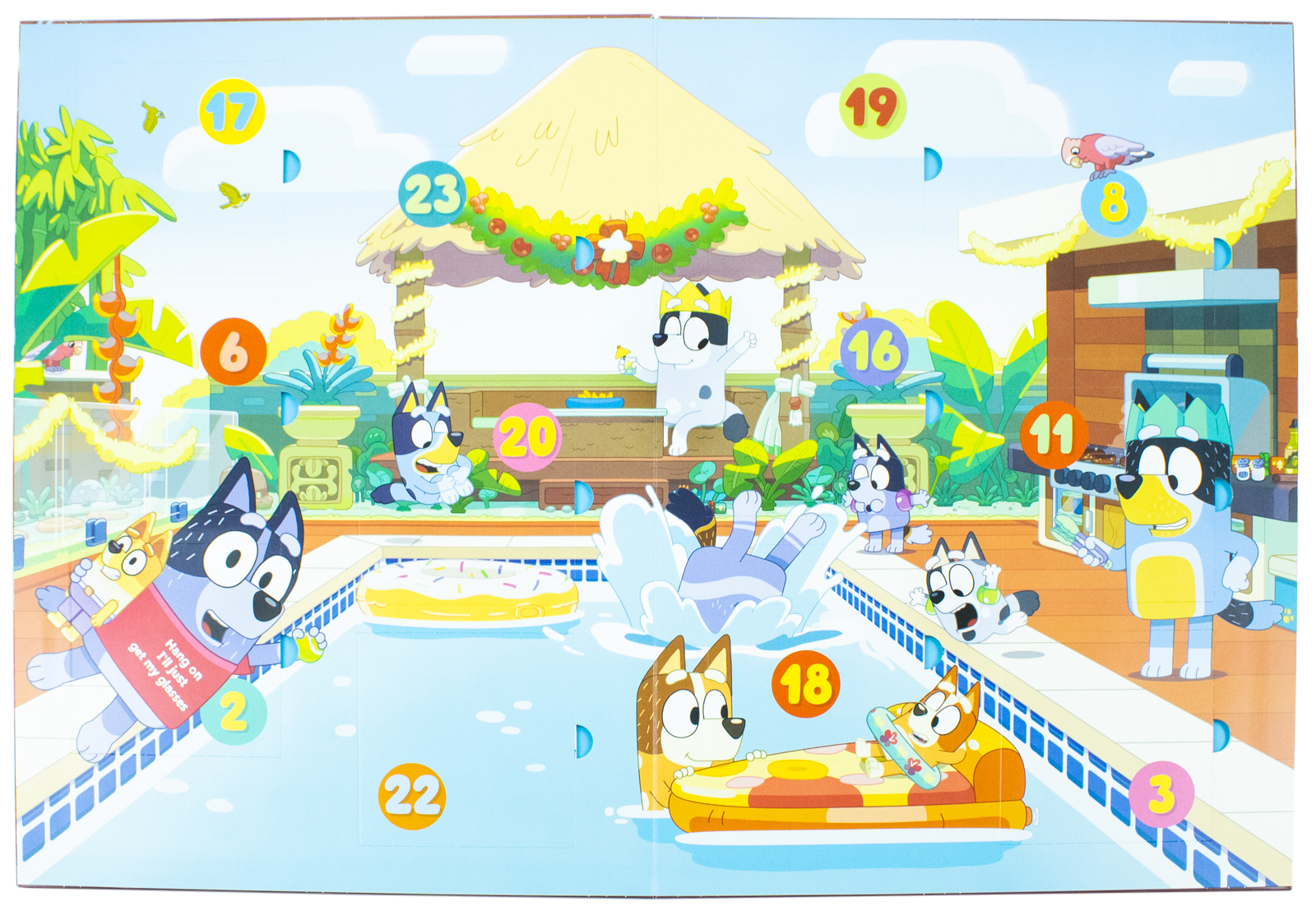 Bluey: The Most Amazing Advent Book Bundle, Official Bluey 24 Storybook Advent Calendar- Kids Christmas Countdown Gift Set"