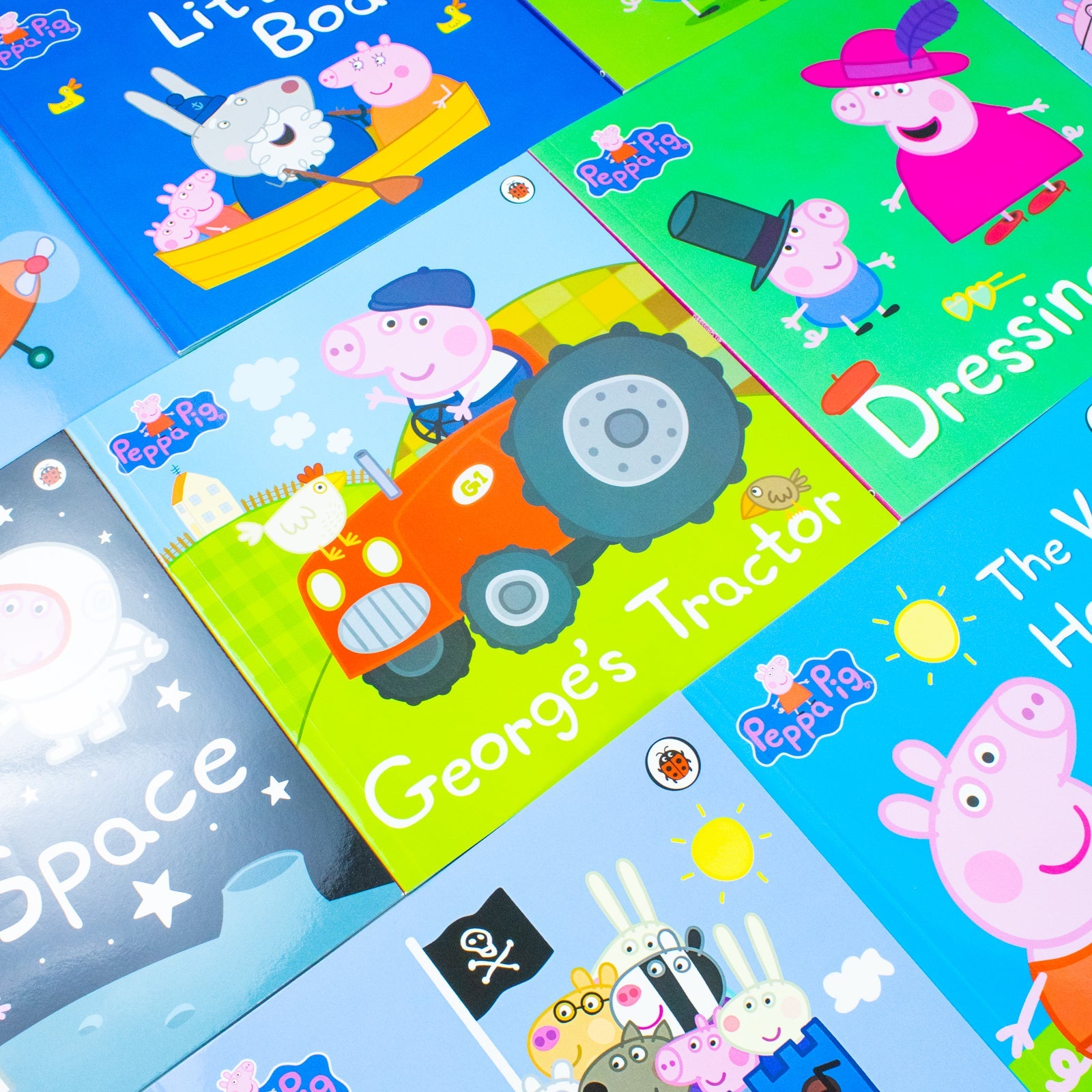 Peppa Pig Series 10 books Children's Picture book Set Collection By Ladybird- Paperback