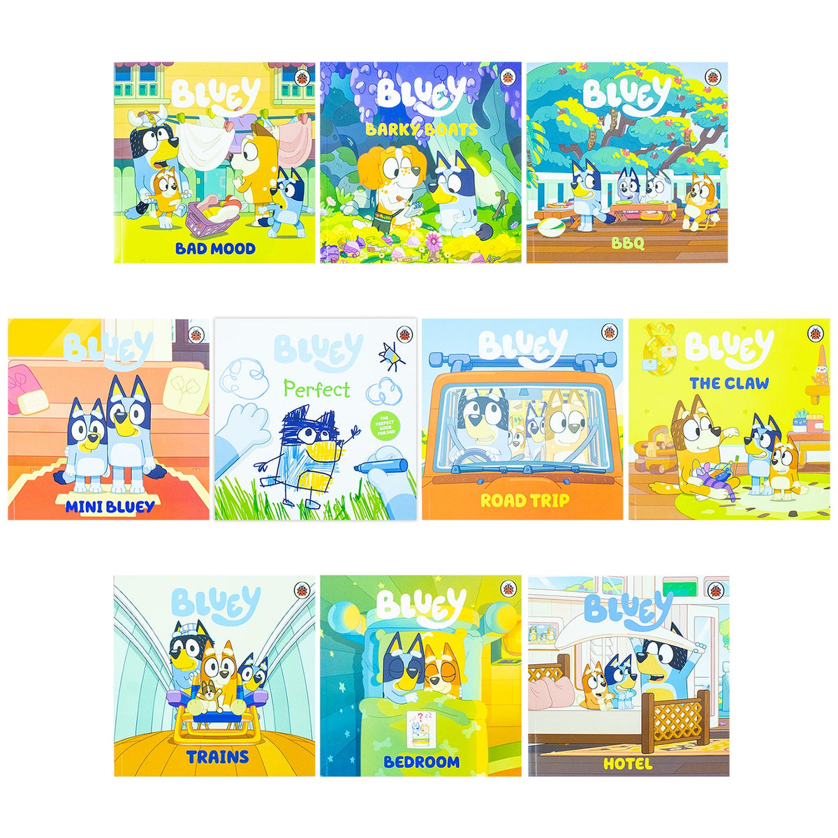 Bluey: Awesome Box of Books – 10 Book Collection by Puffin Books | Fun Storytime Adventures with Bluey, Bingo, Mum, and Dad