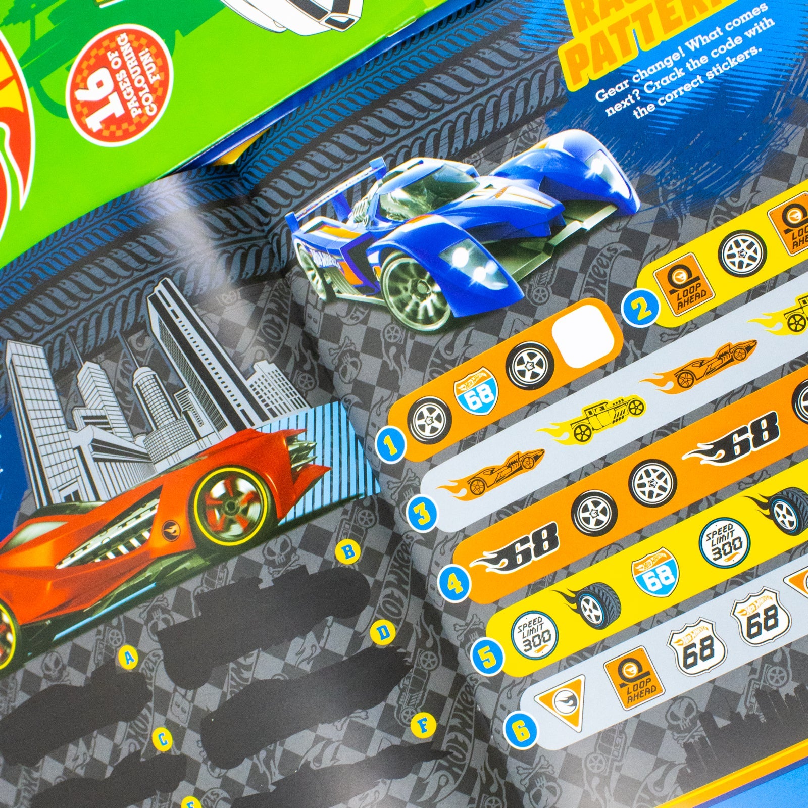Hot Wheels Sticker Activity 5 Book Collection Set (Turbo Challenge, Criss Cross Crash, Built For Speed, Stunt Zone, Made To Race) | Paperback
