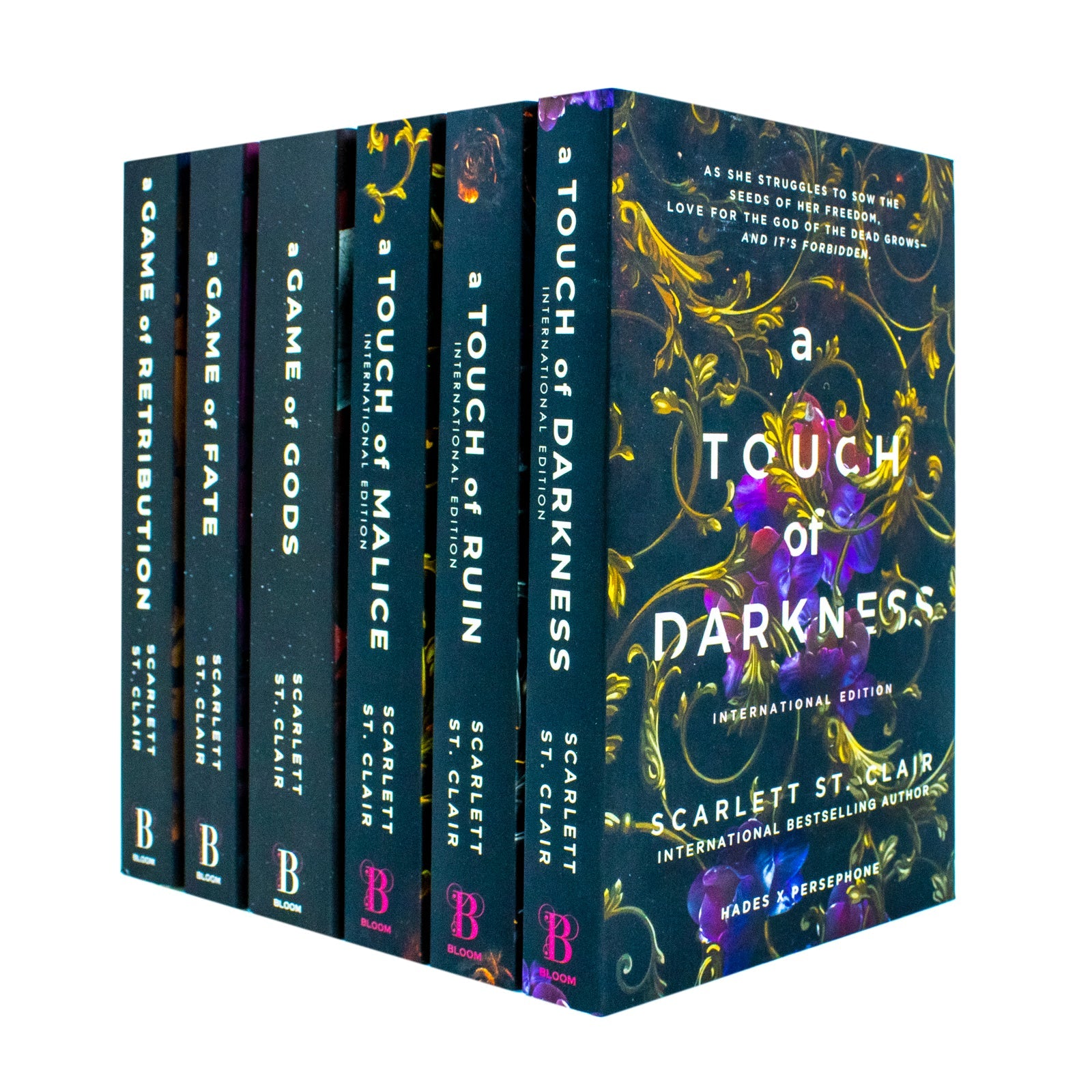 Hades x Persephone Saga by Scarlett St. Clair – 6 Book Collection Set | Fantasy Romance, Mythology, Darkness, Fate, Ruin, Retribution & Gods