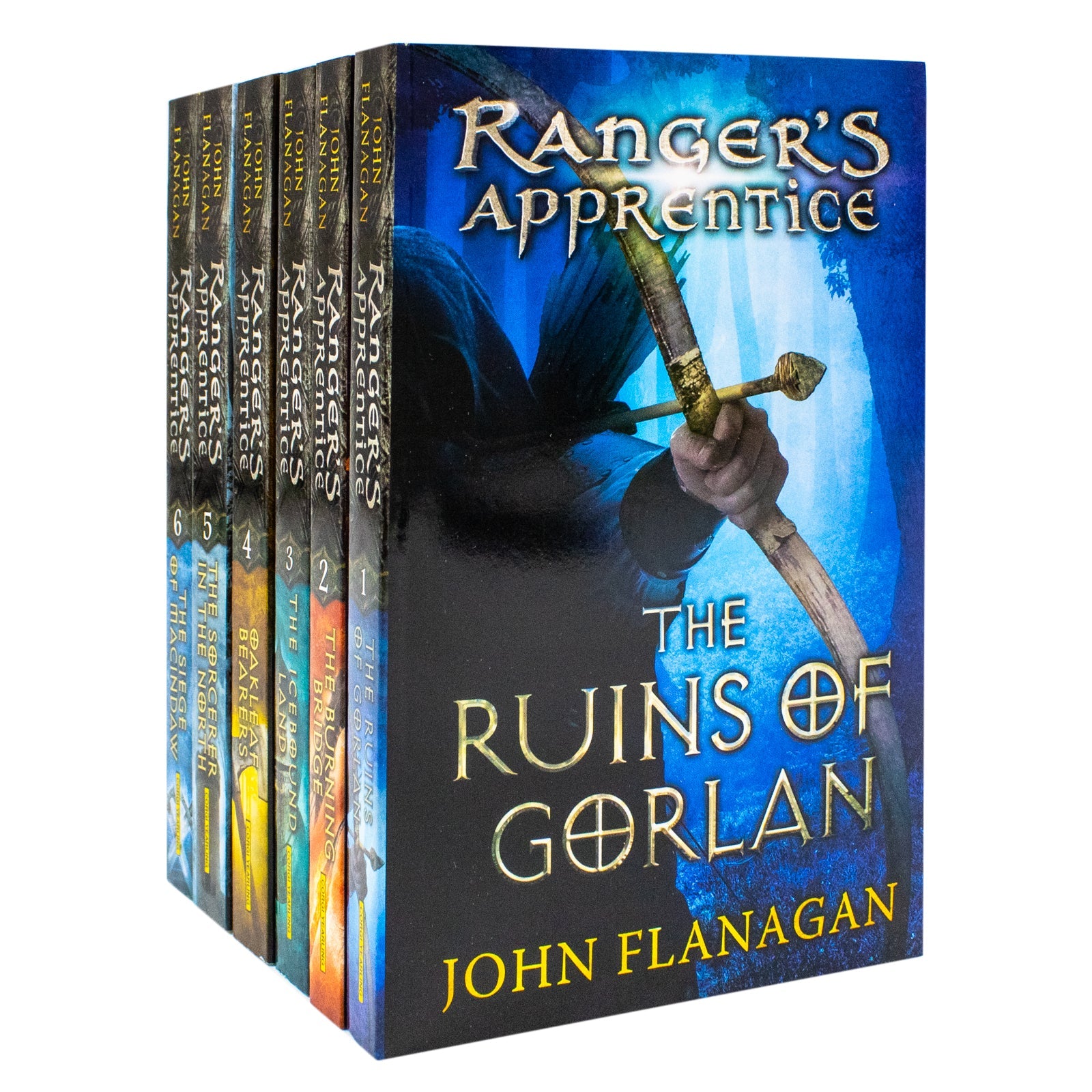 Rangers Apprentice Series 1 John Flanagan Collection 6 Books Set Ruins of Gorlan