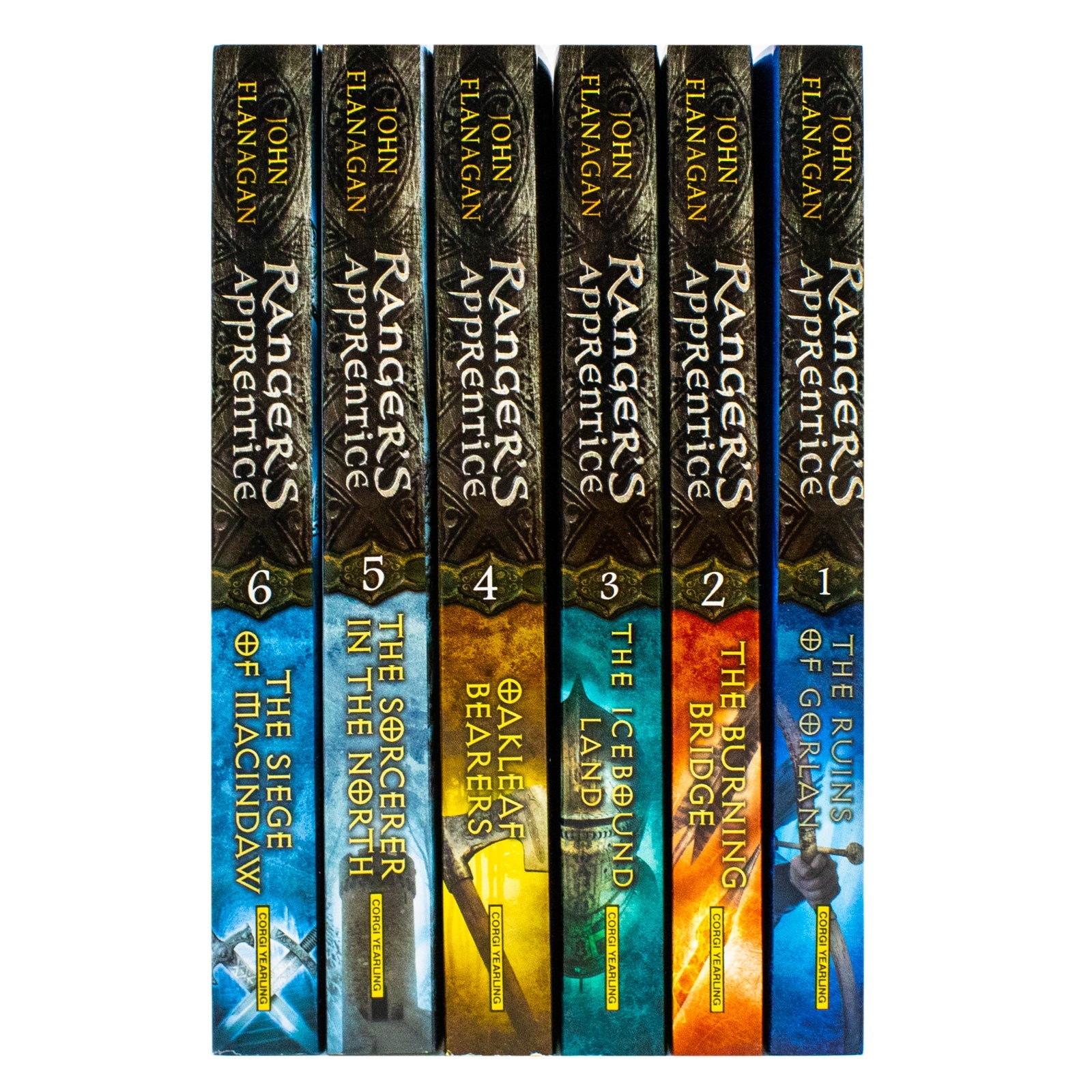 Rangers Apprentice Series 1 John Flanagan Collection 6 Books Set Ruins of Gorlan
