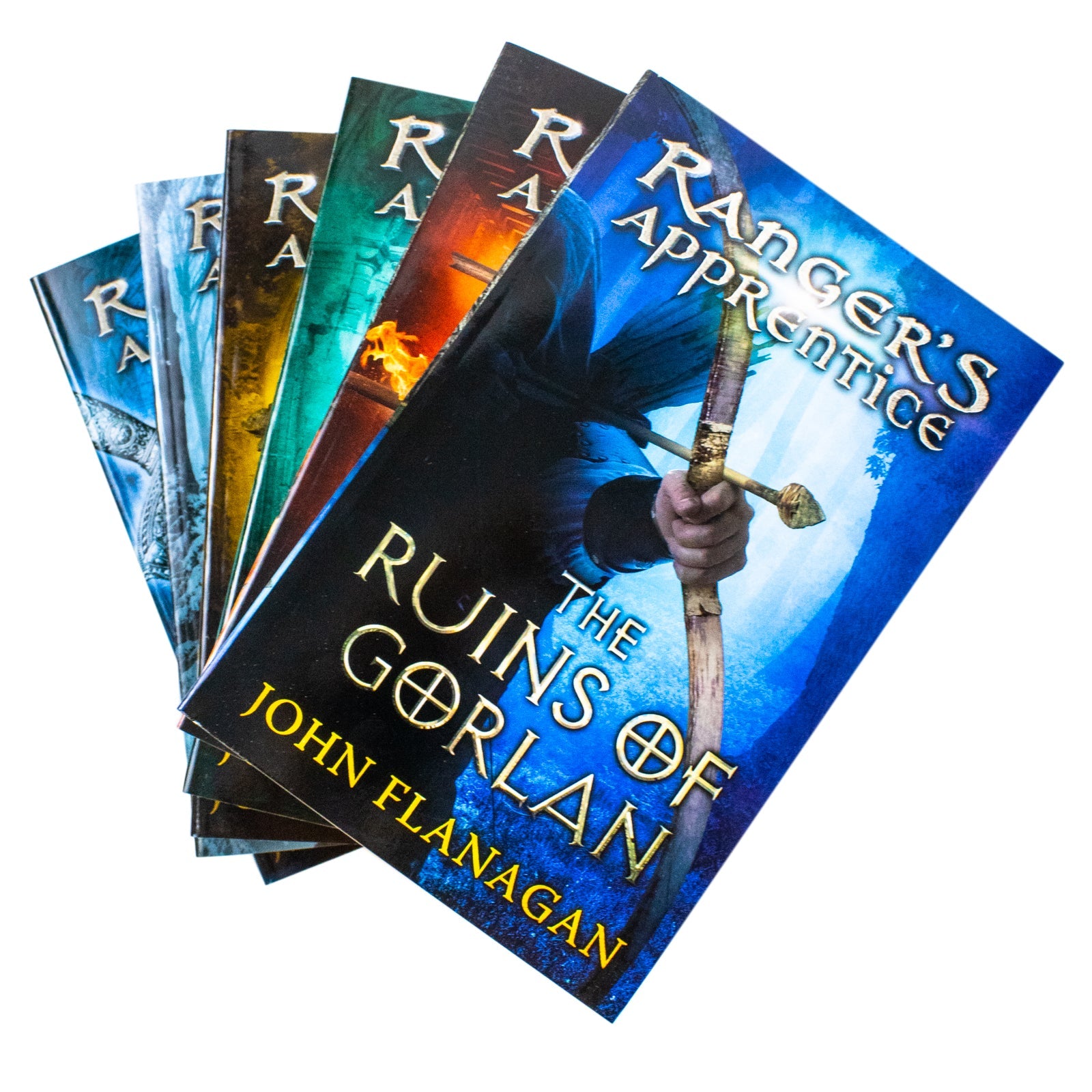 Rangers Apprentice Series 1 John Flanagan Collection 6 Books Set Ruins of Gorlan