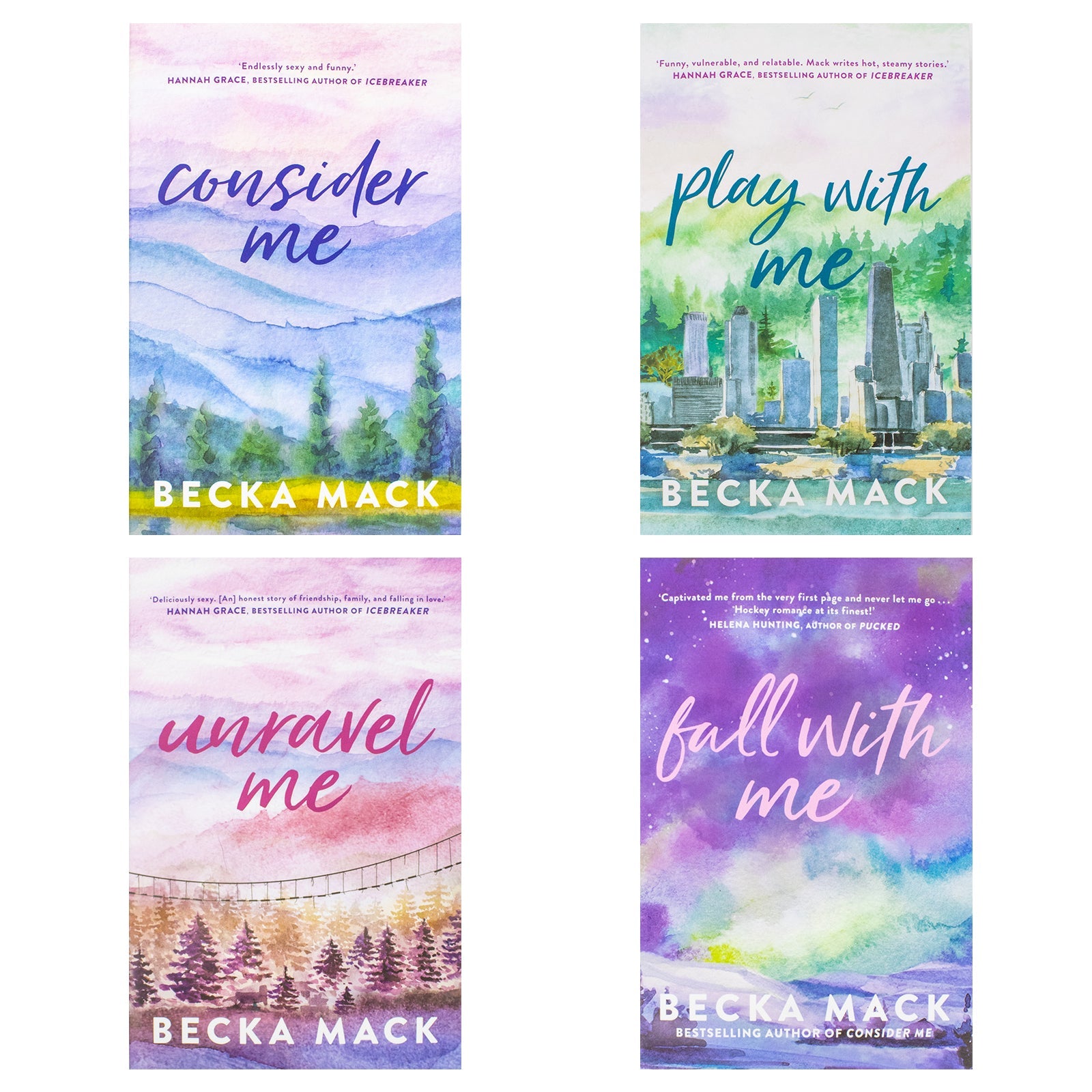 Playing For Keeps Series by Becka Mack 4 Books Collection (Consider Me, Play with Me, Unravel Me and Fall With Me)