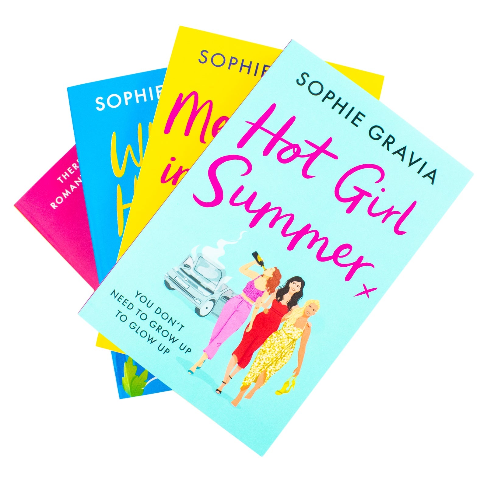 Sophie Gravia 4 Books Collection Set (A Glasgow Kiss, Hot Girl Summer, What Happens in Dubai & Meet Me in Milan)