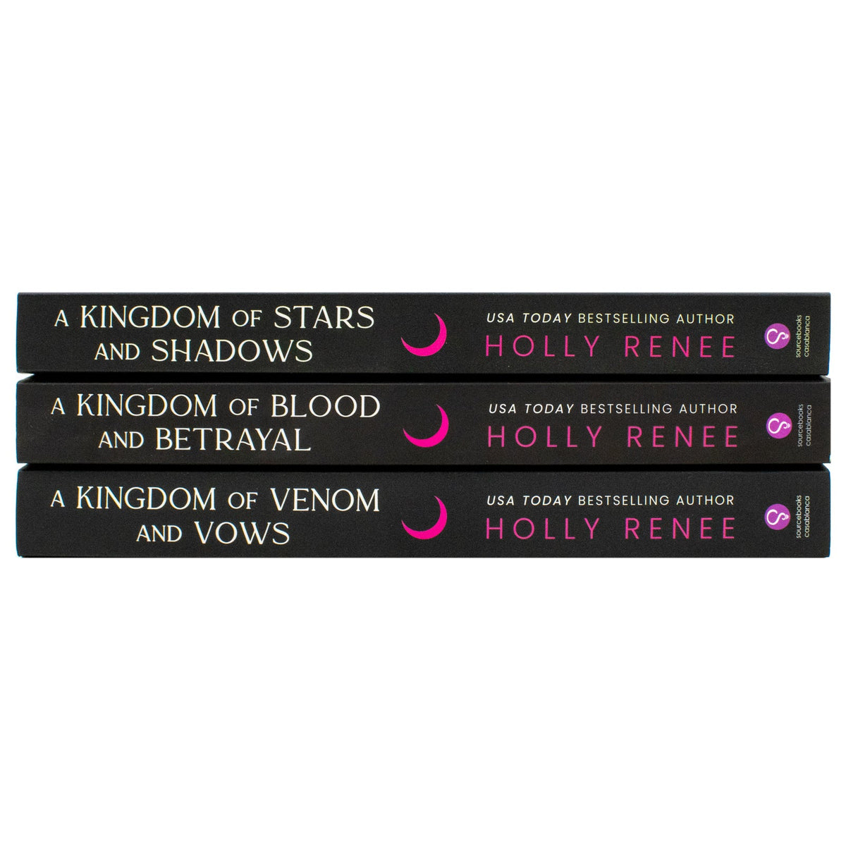 The Stars and Shadows Series by Holly Renee 3 Books Collection Set (A Kingdom of Stars and Shadows, A Kingdom of Blood and Betrayal and A Kingdom of Venom and Vows)