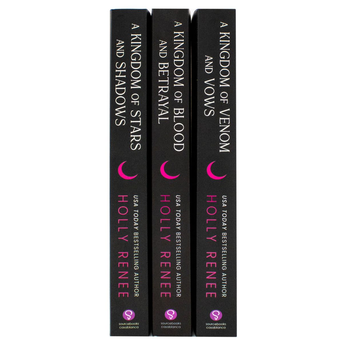 The Stars and Shadows Series by Holly Renee 3 Books Collection Set (A Kingdom of Stars and Shadows, A Kingdom of Blood and Betrayal and A Kingdom of Venom and Vows)