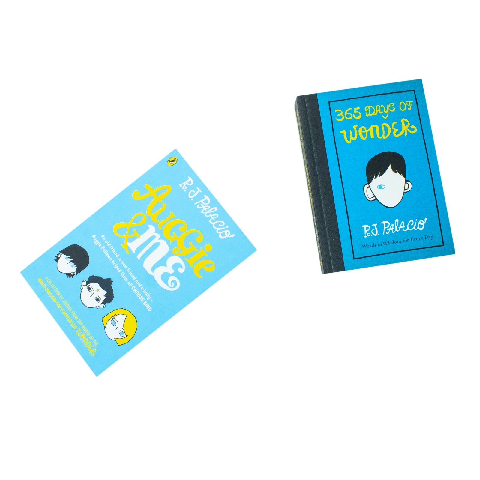 R. J. Palacio 2 Book Set, 365 Days of Wonder & Auggie and Me