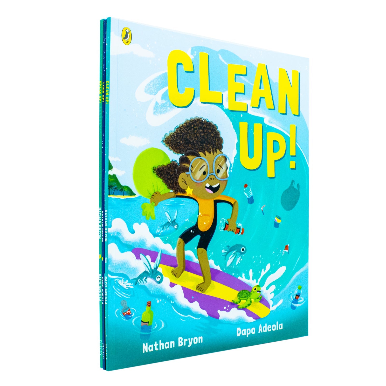 Nathan Bryon 3 Books Collection Set (Look Up!, Clean Up!, Speak Up!) | Paperback