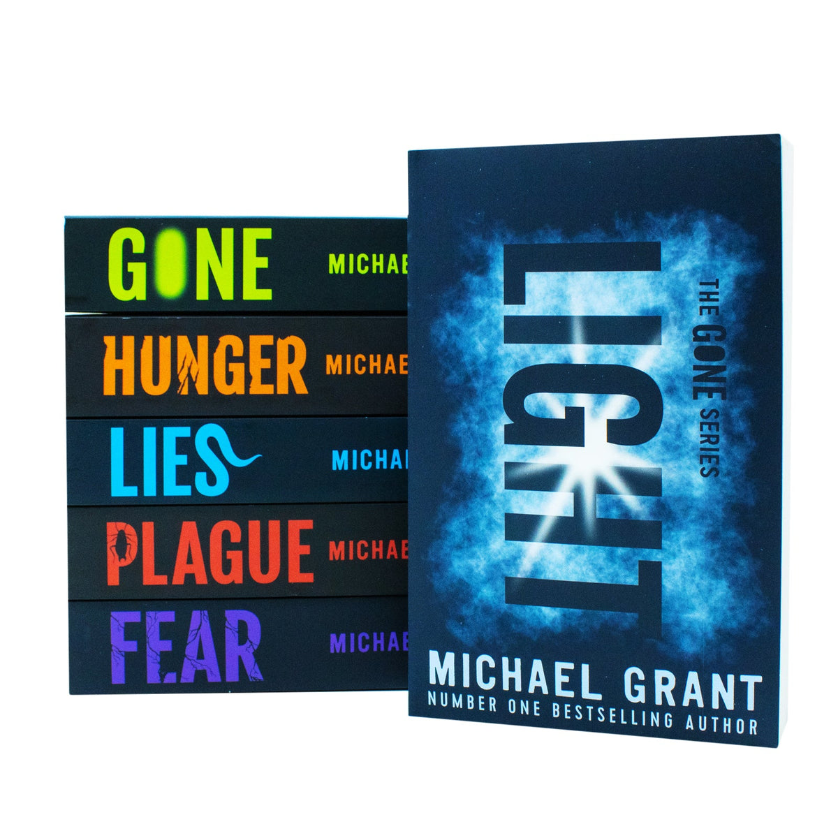 Gone Series 6-Book Collection Set by Michael Grant – Gripping YA Dystopian Science Fiction | Includes Light, Hunger, Lies, Plague & More