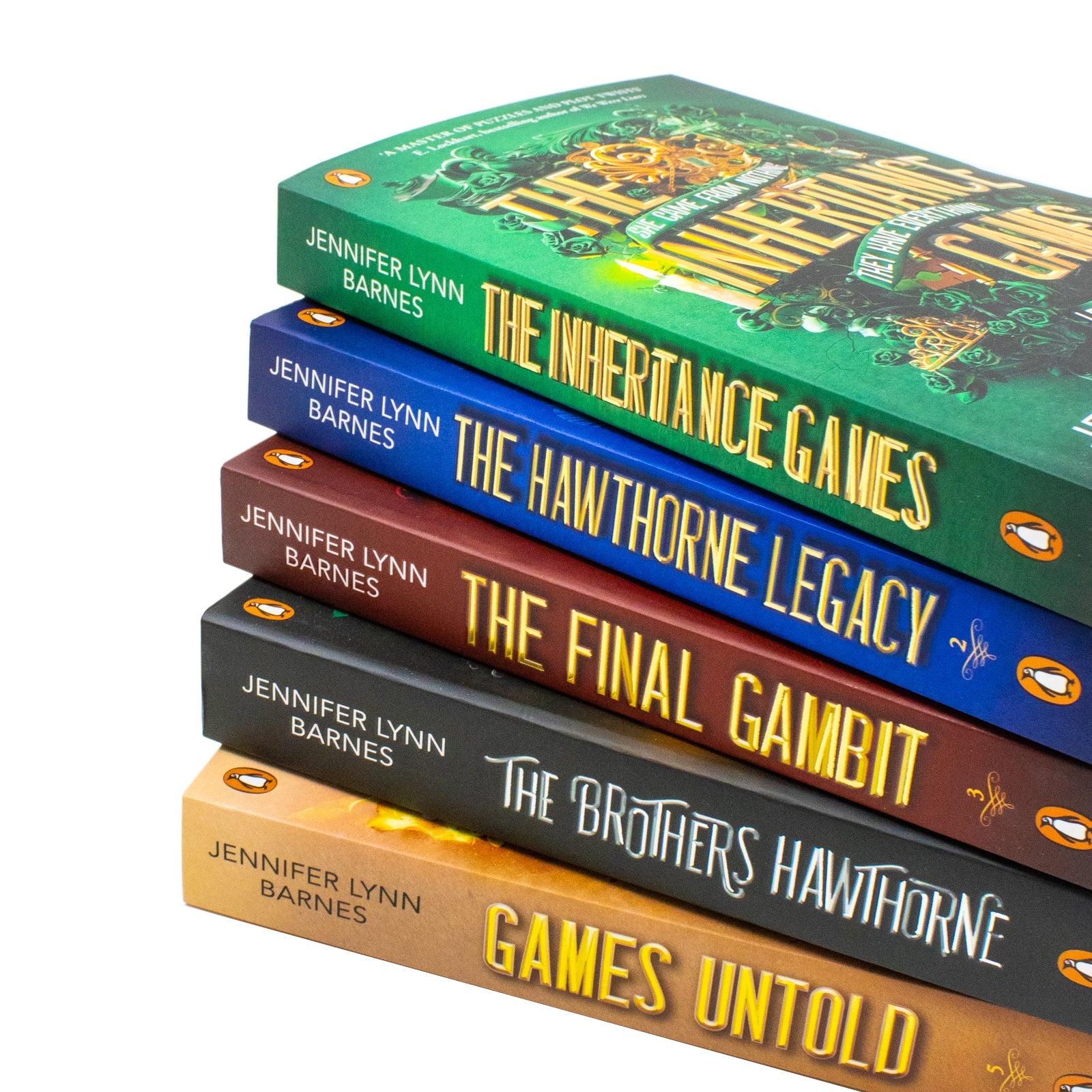 The Inheritance Games Series By Jennifer Lynn Barnes 5 Books Collection Set (Games Untold , The Brothers Hawthorne, The Final Gambit, The Hawthorne Legacy and The Inheritance Games)