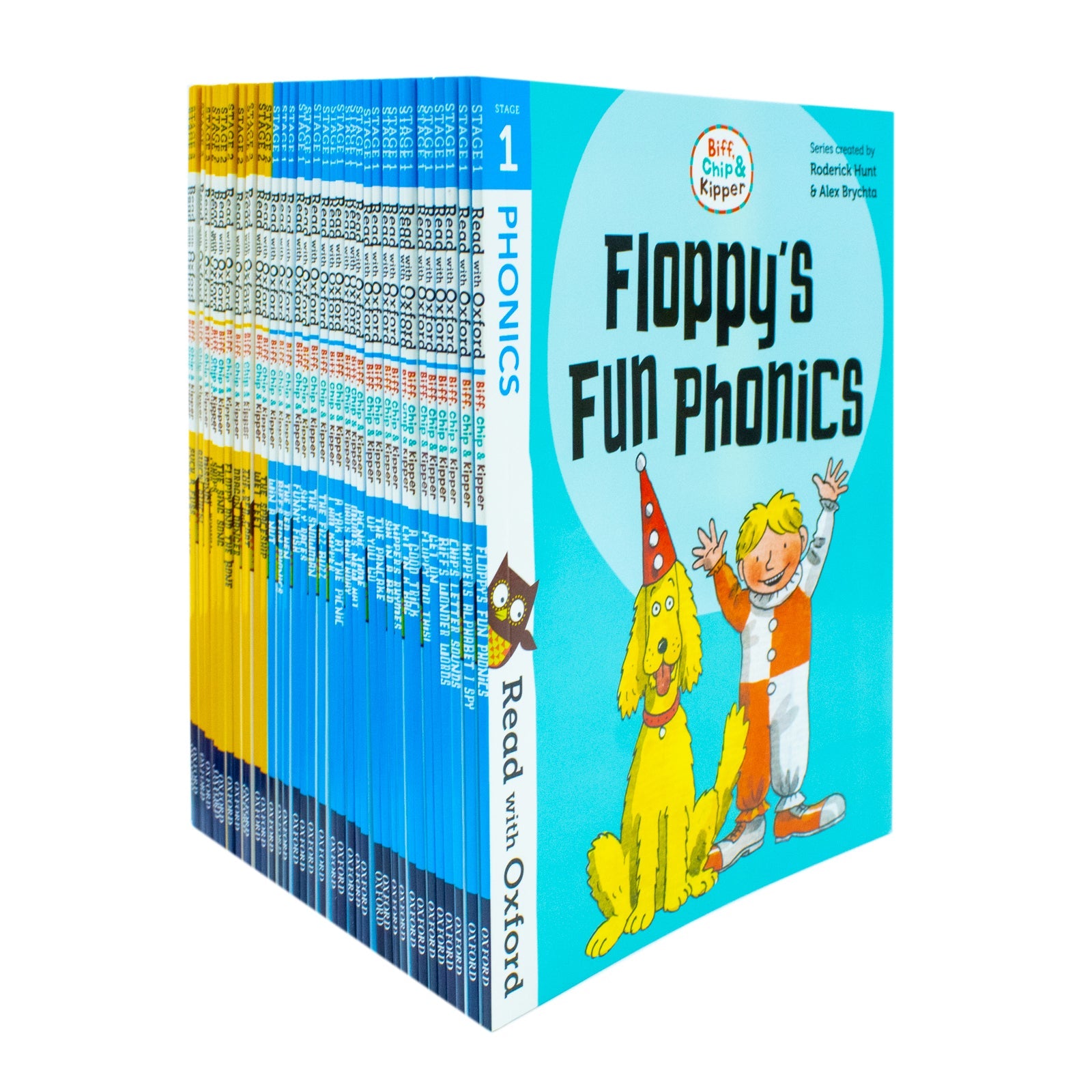 Biff, Chip and Kipper Stage 1& 2 Read with Oxford: 40 Books Collection Set