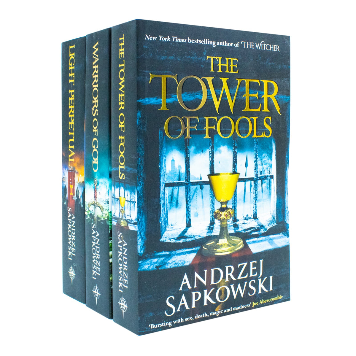 The Hussite Trilogy 3 Books Collection Set by Andrzej Sapkowski (The Tower of Fools, Warriors of God, Light Perpetual)