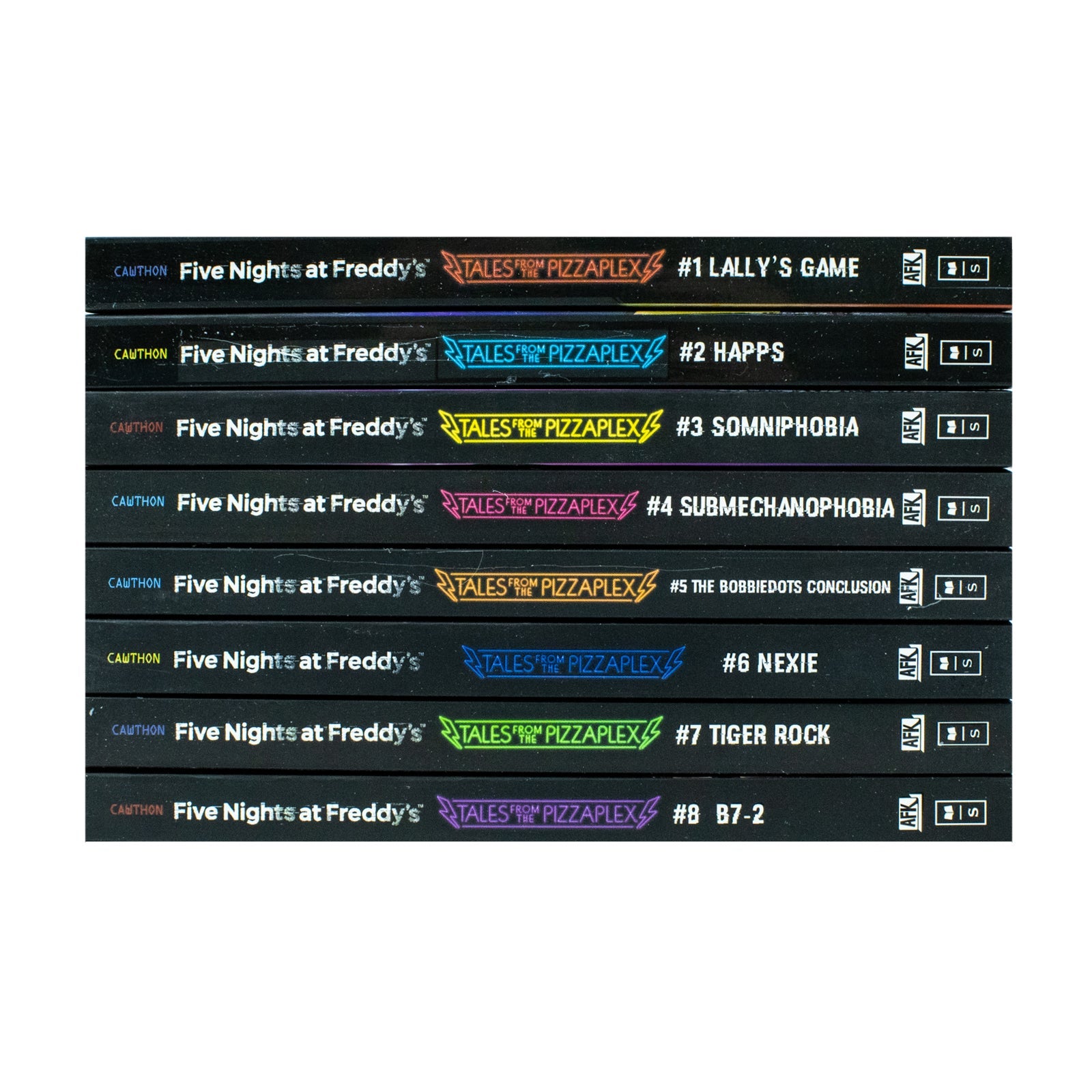 Five Nights at Freddy's: Tales from the Pizzaplex Series 8 Books Collection Set By Scott Cawthon