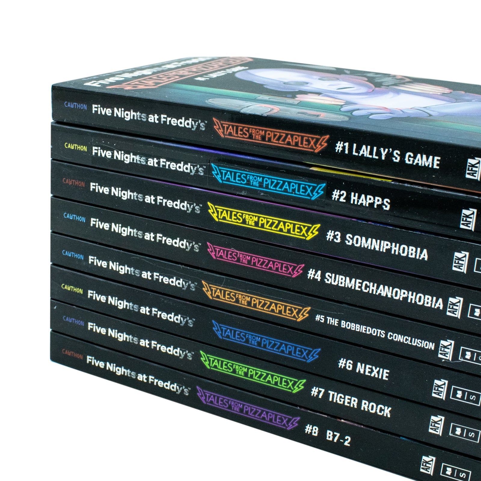 Five Nights at Freddy's: Tales from the Pizzaplex Series 8 Books Collection Set By Scott Cawthon