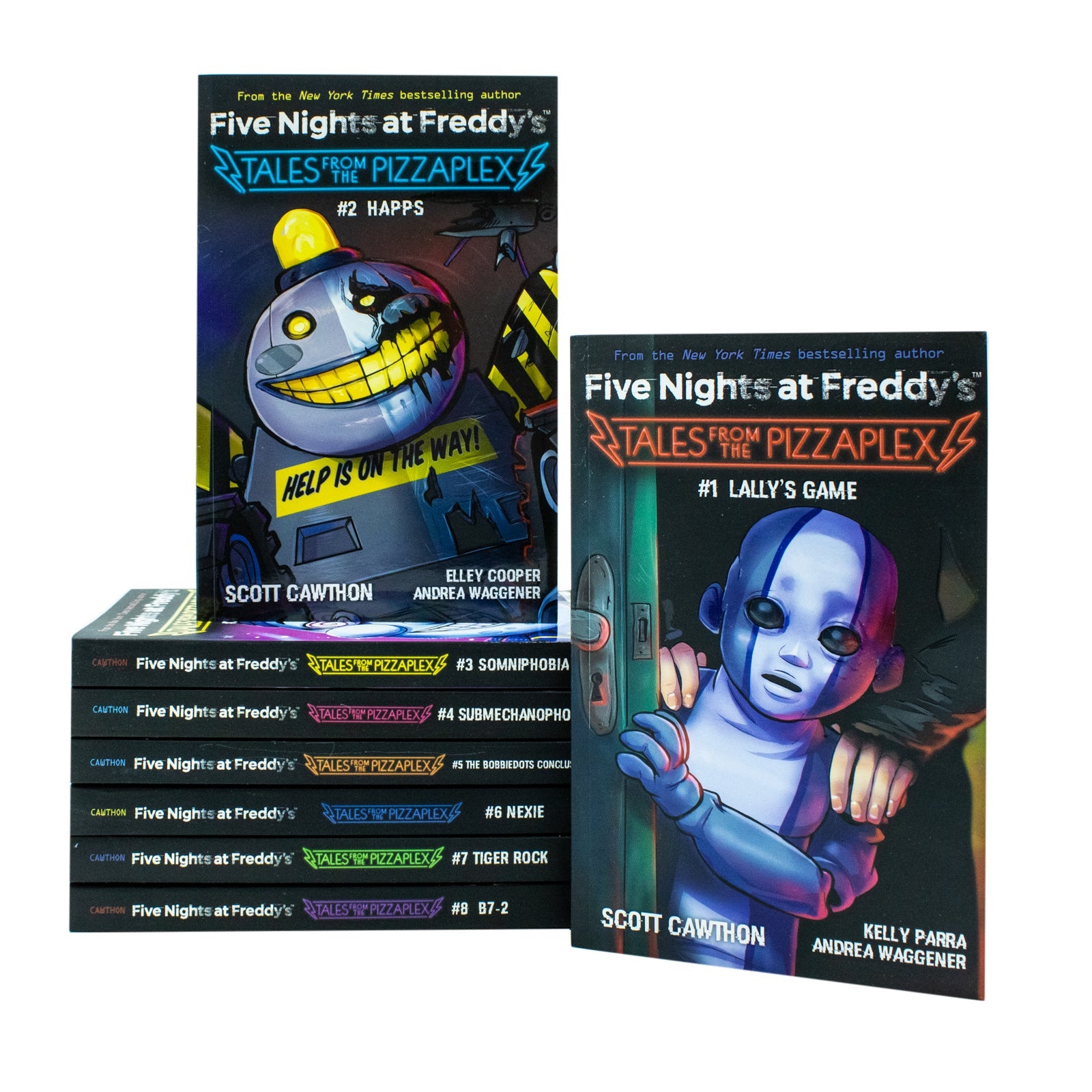 Five Nights at Freddy's: Tales from the Pizzaplex Series 8 Books Collection Set By Scott Cawthon