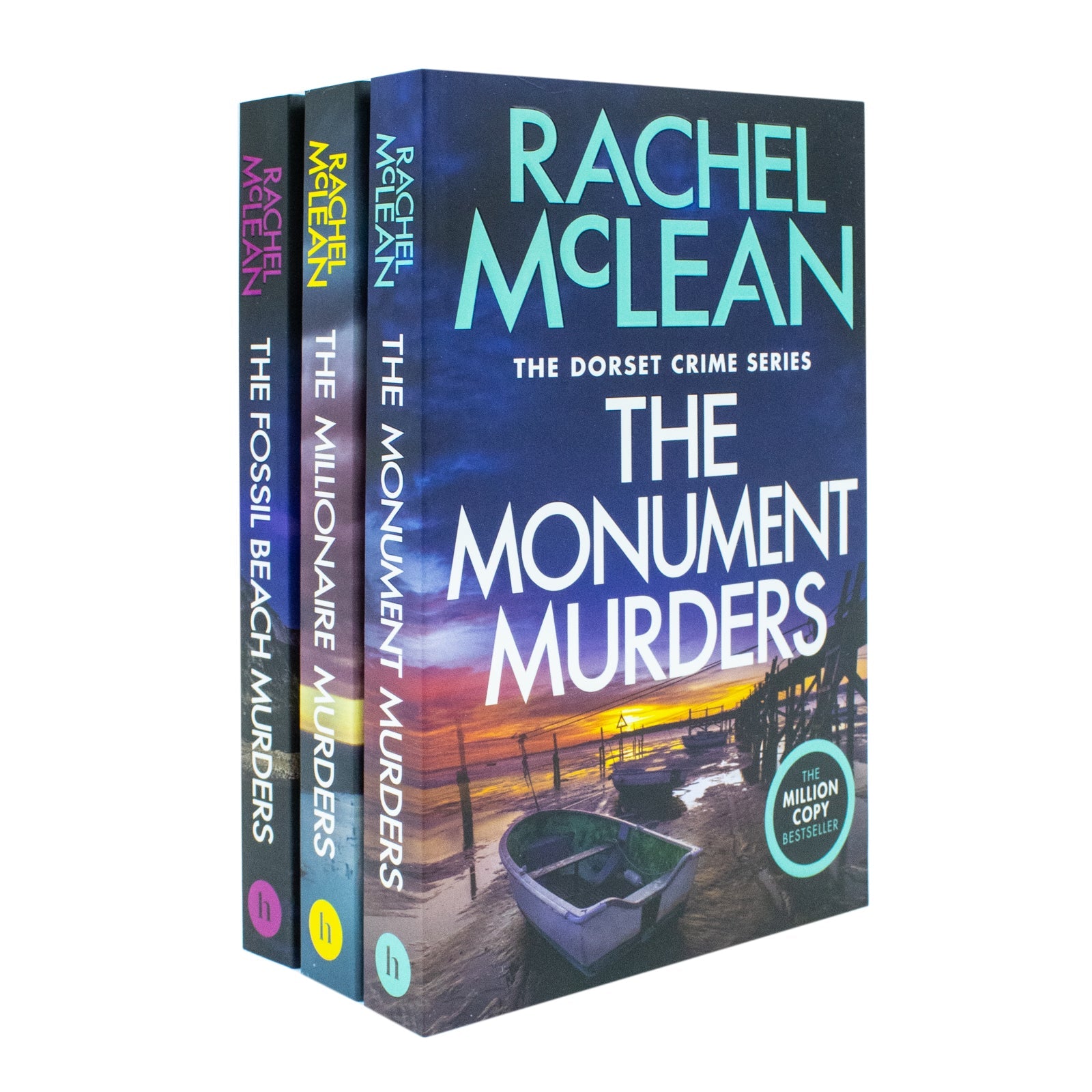 Rachel McLean Dorset Crime Series 3 Books Collection Set (Books 4-6) (The Monument Murders, The Millionaire Murders, The Fossil Beach Murders)