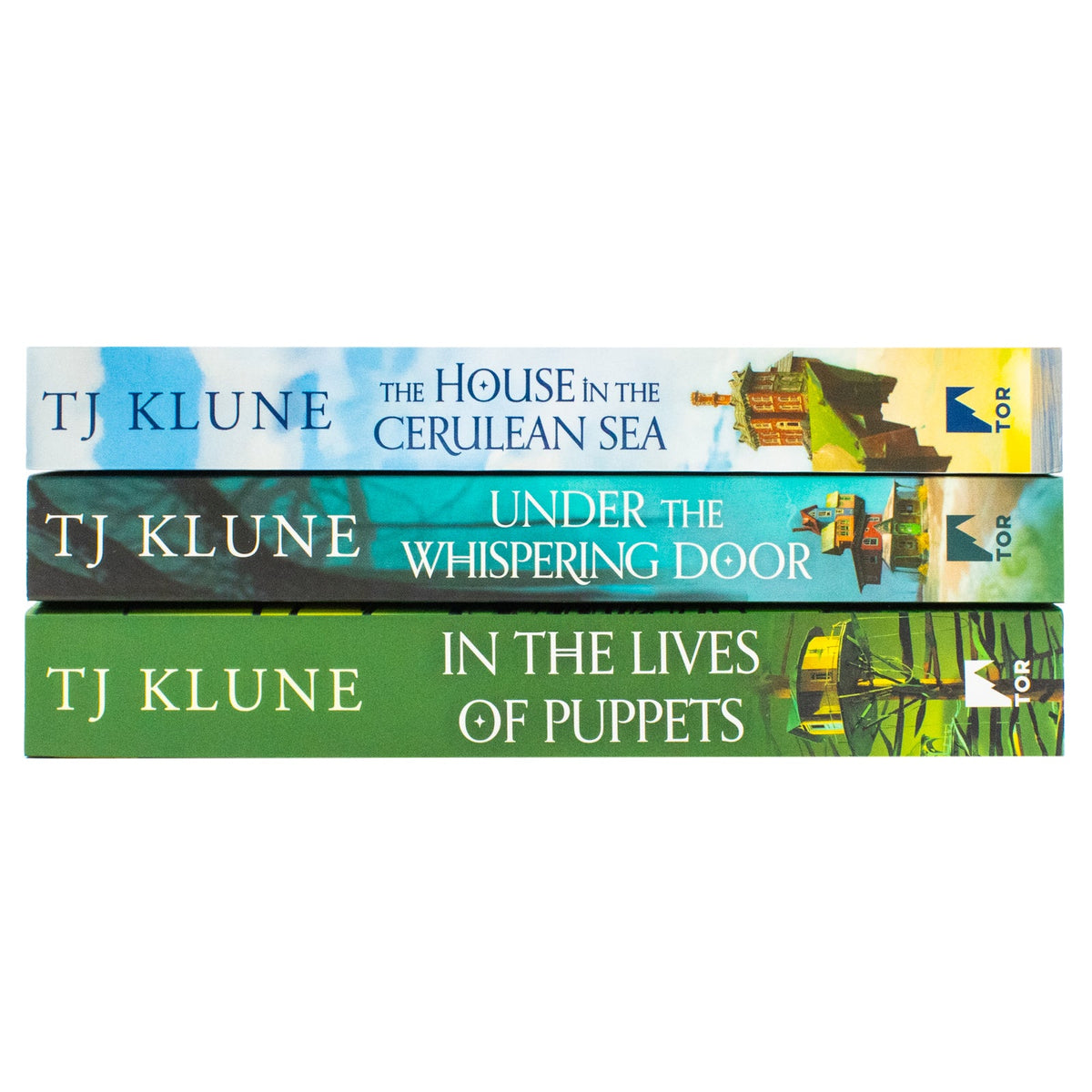 TJ Klune 3 Books Collection Set (In the Lives of Puppets, Under the Whispering Door, House in the Cerulean Sea)